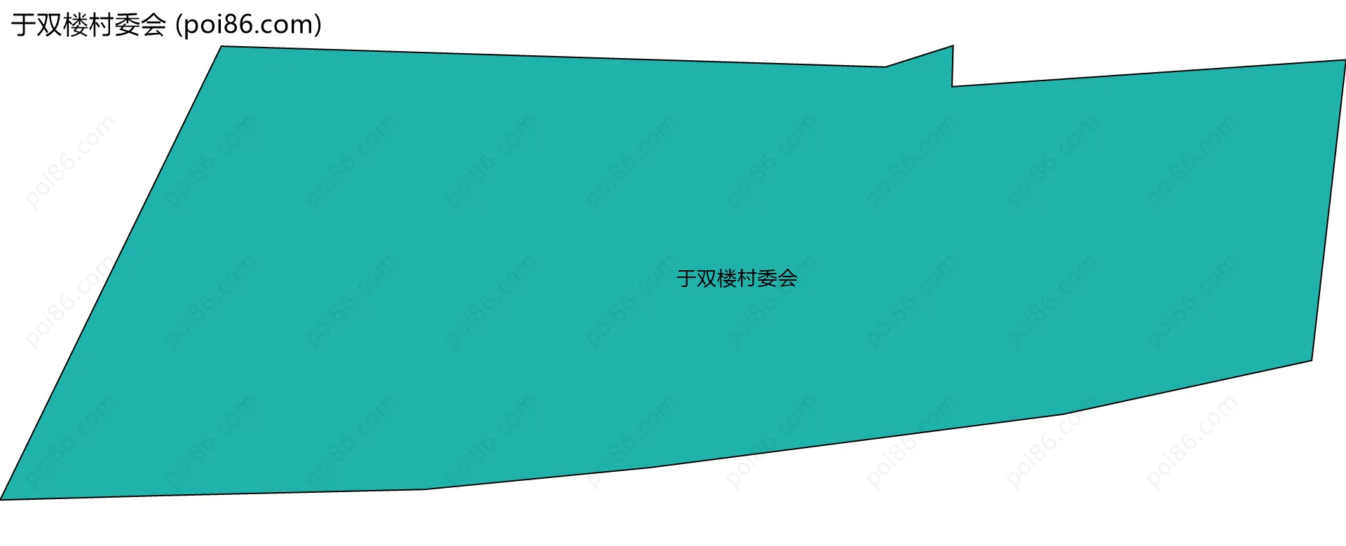 于双楼村委会边界地图