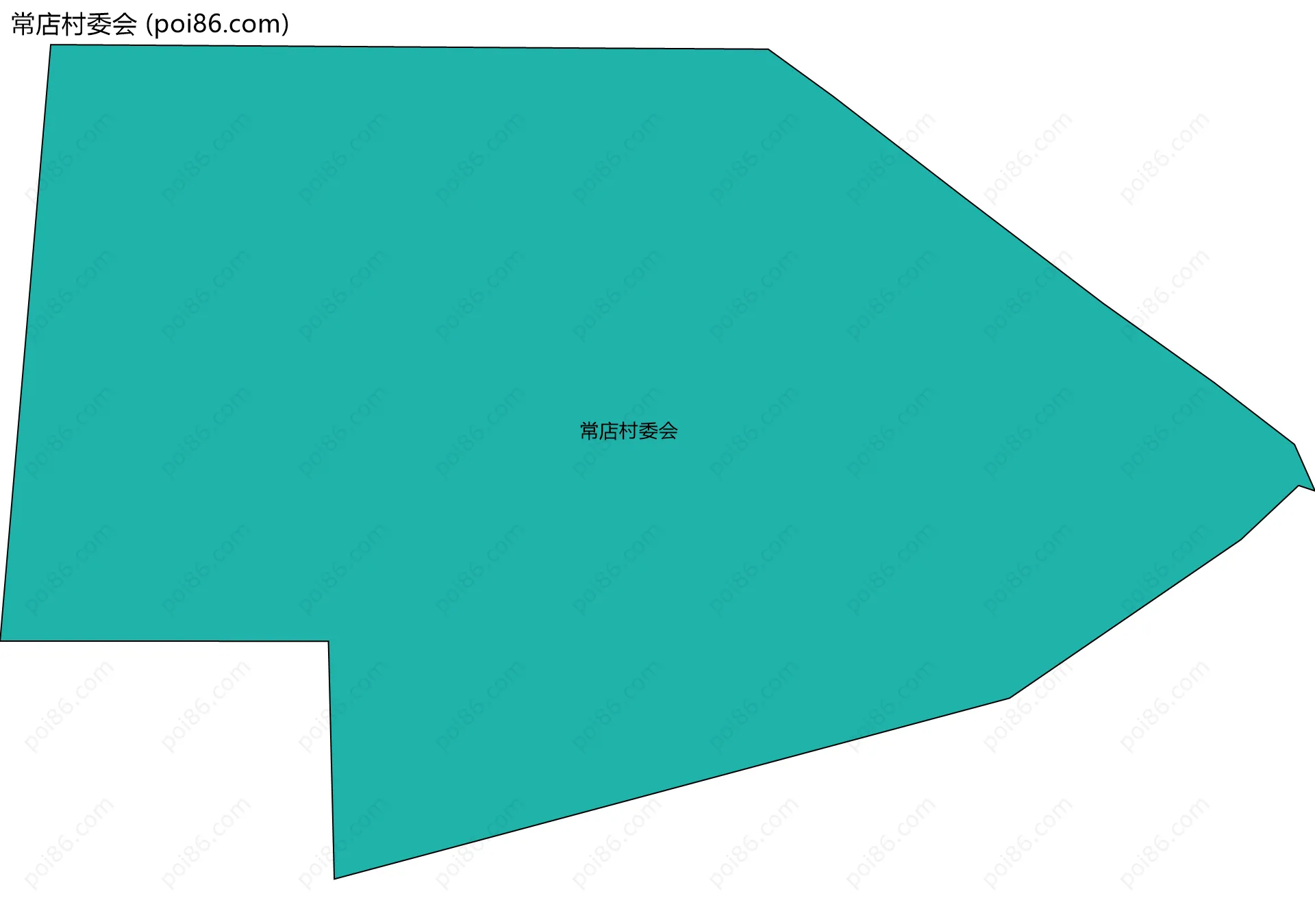 常店村委会边界地图