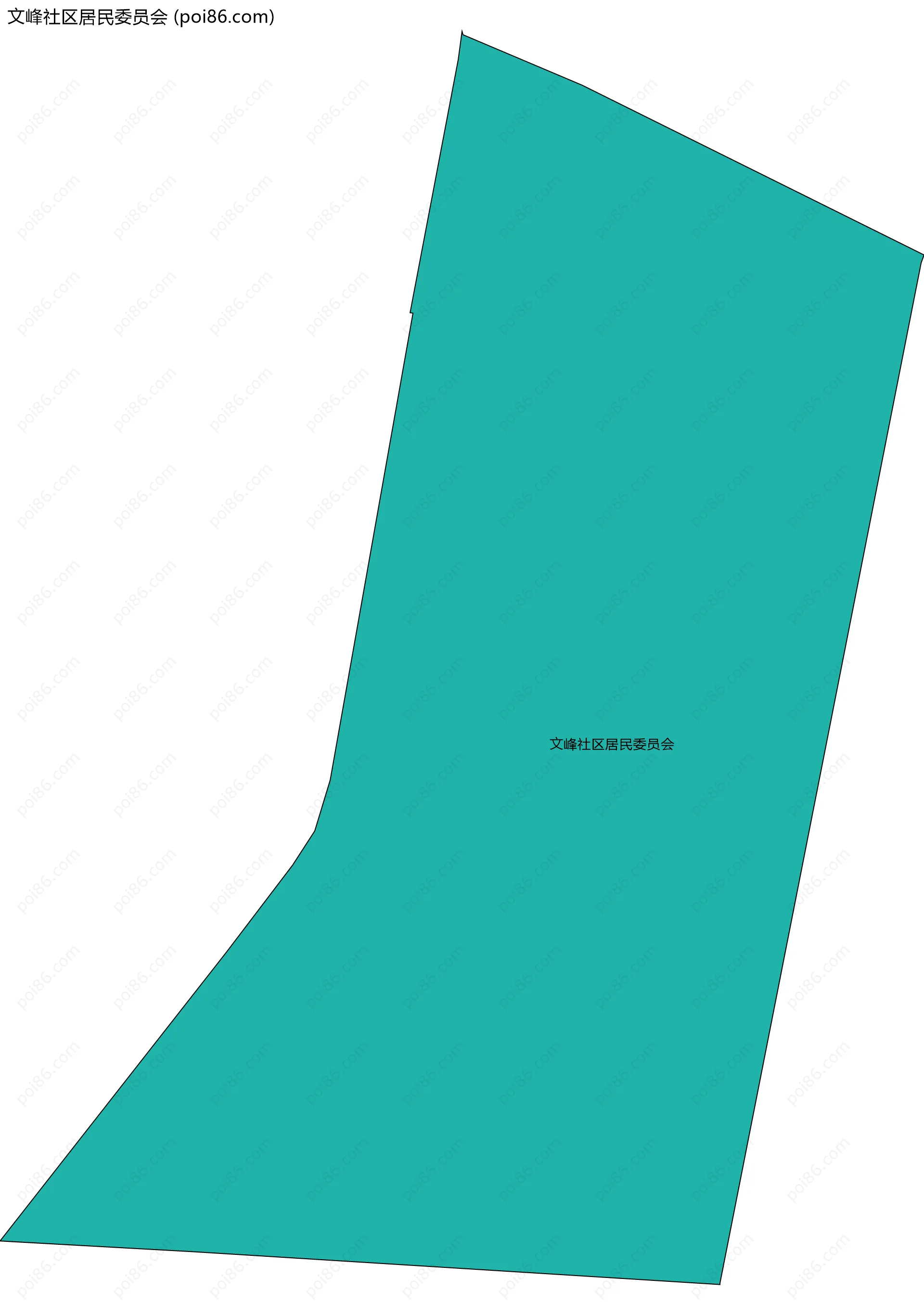 文峰社区居民委员会边界地图