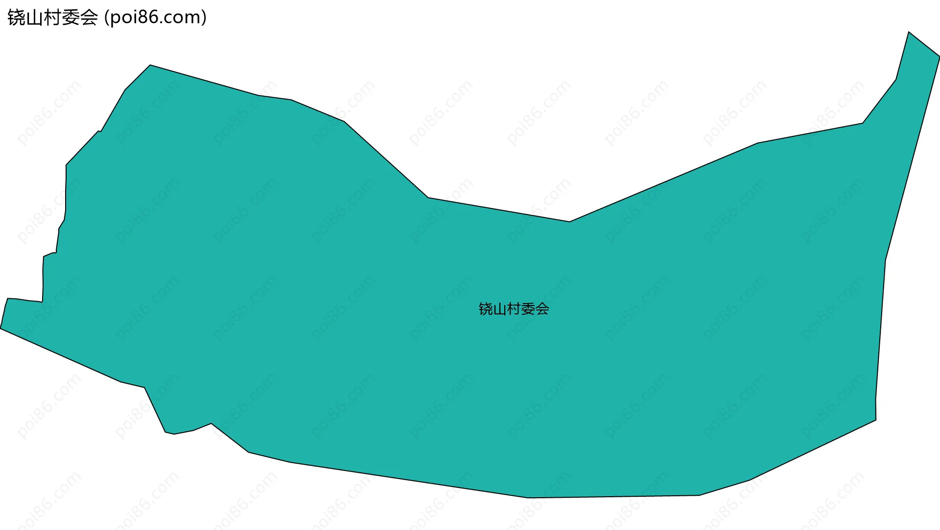 铙山村委会边界地图