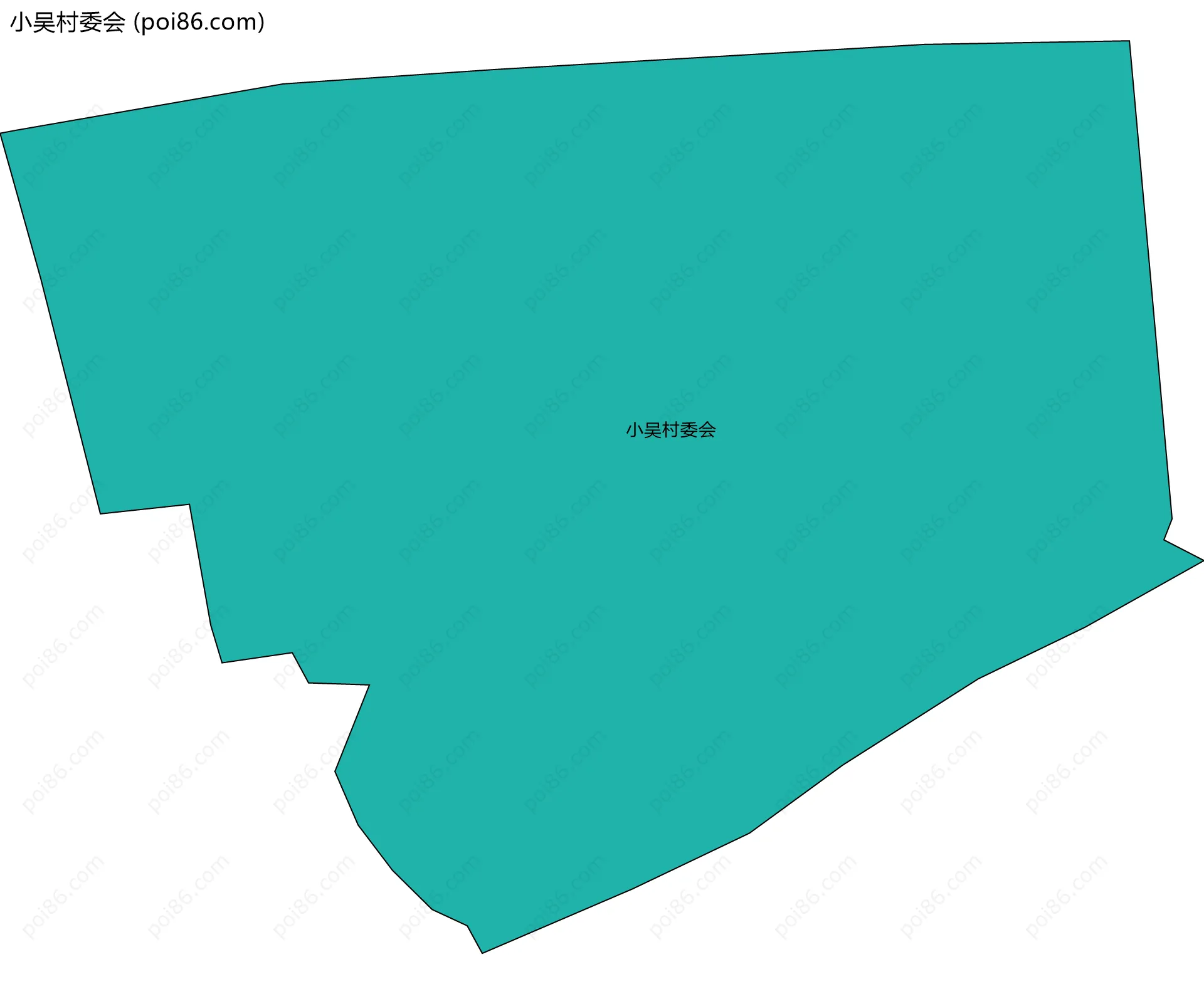 小吴村委会边界地图