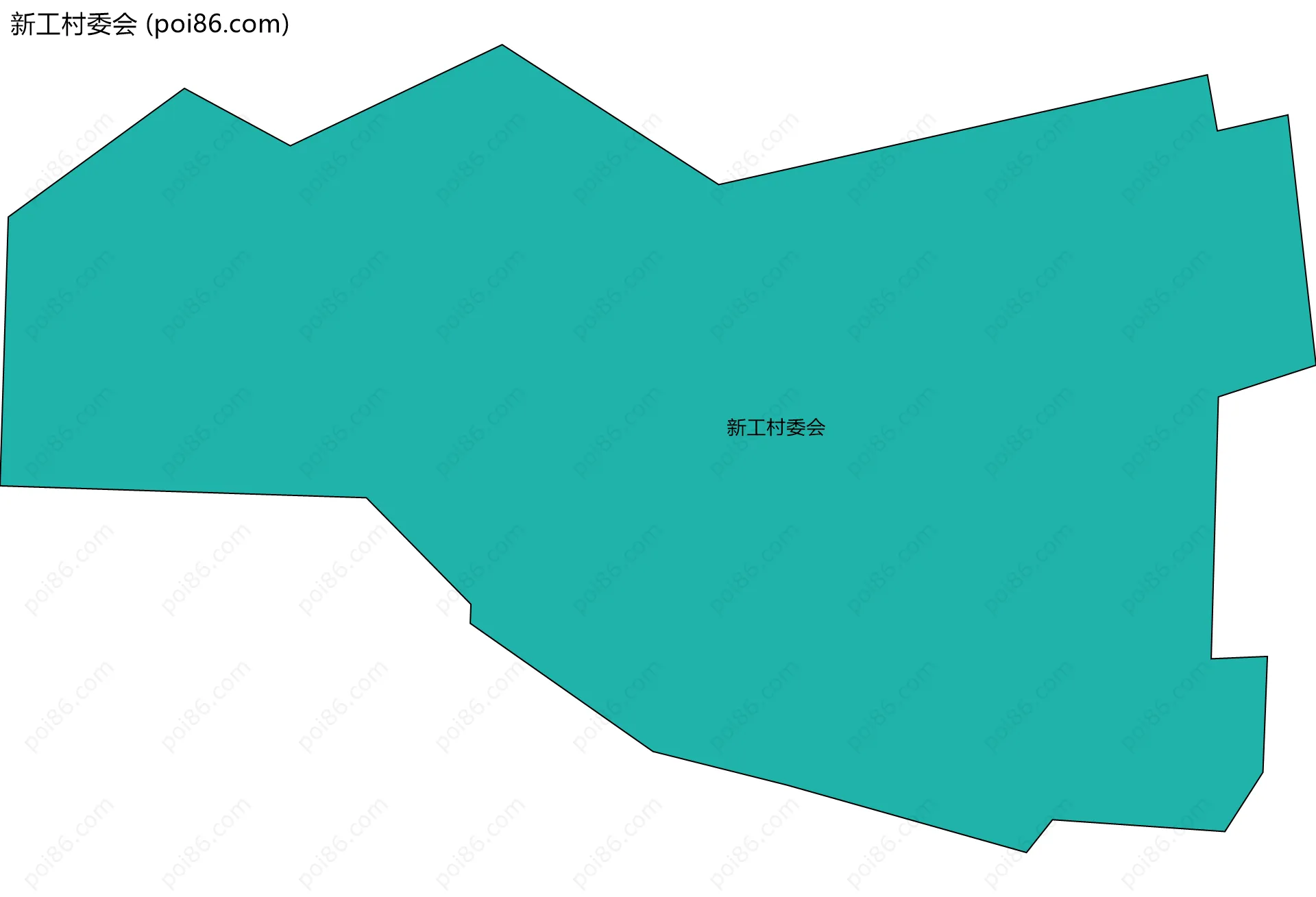 新工村委会边界地图