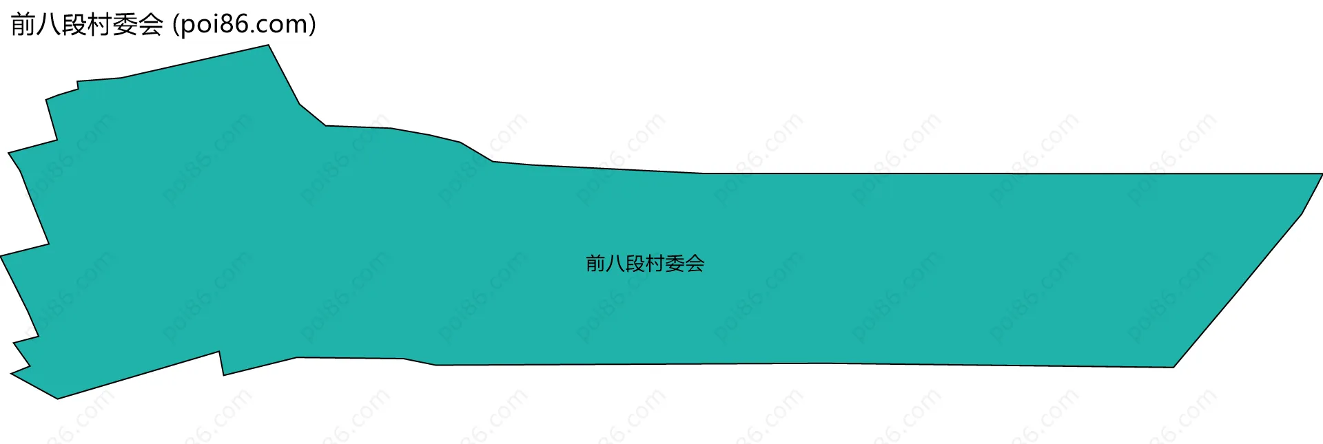 前八段村委会边界地图