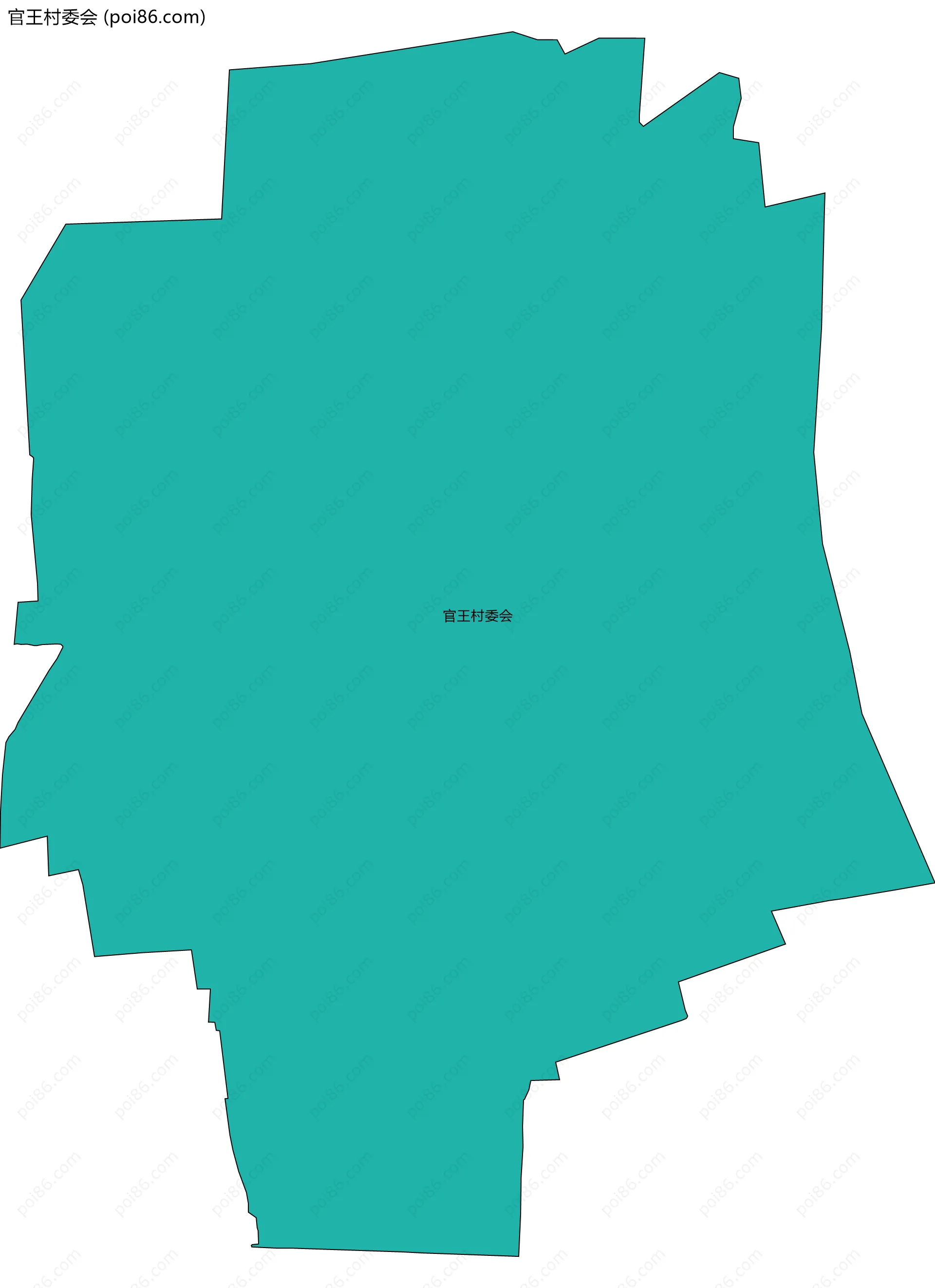 官王村委会边界地图