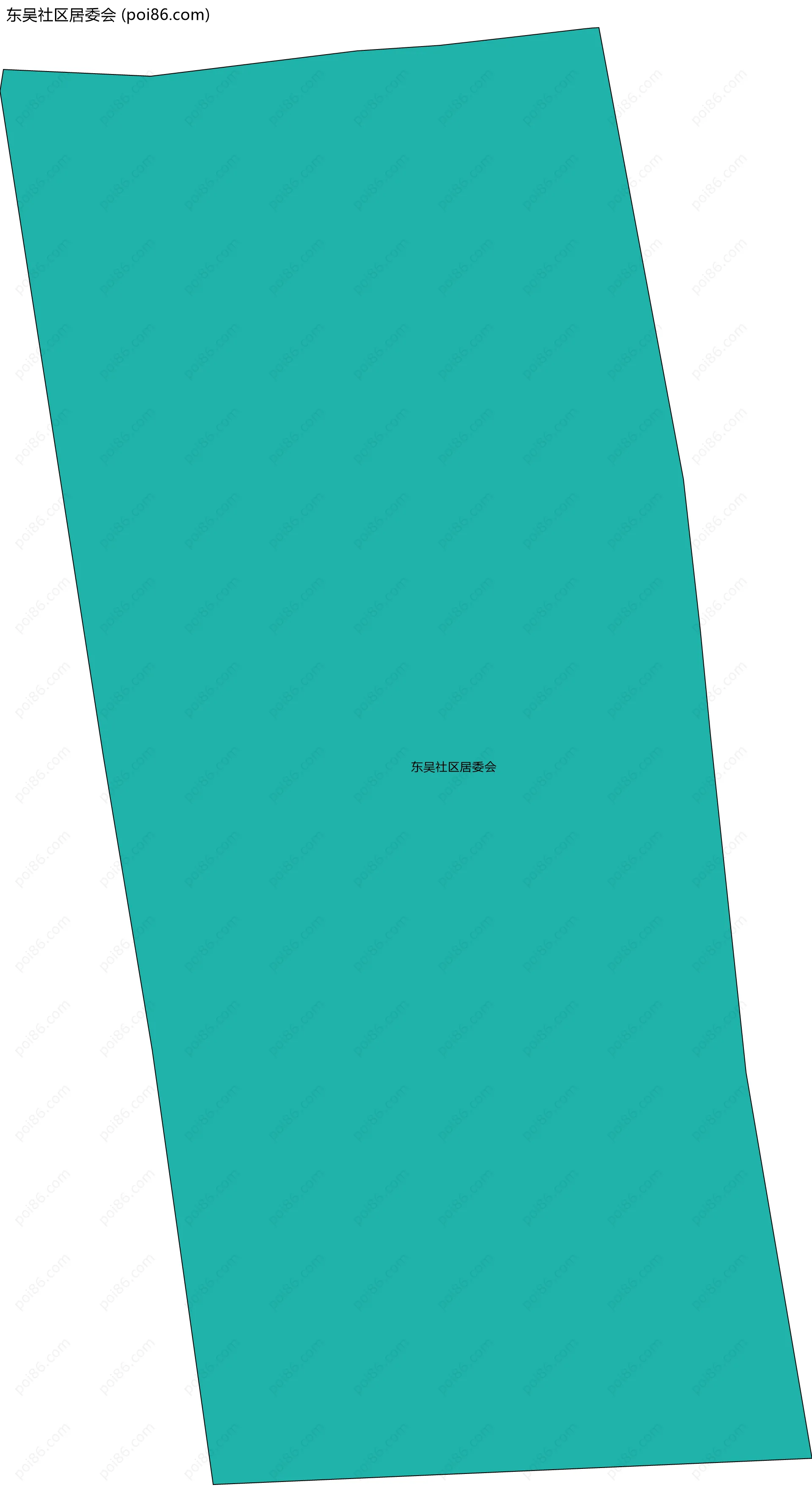 东吴社区居委会边界地图