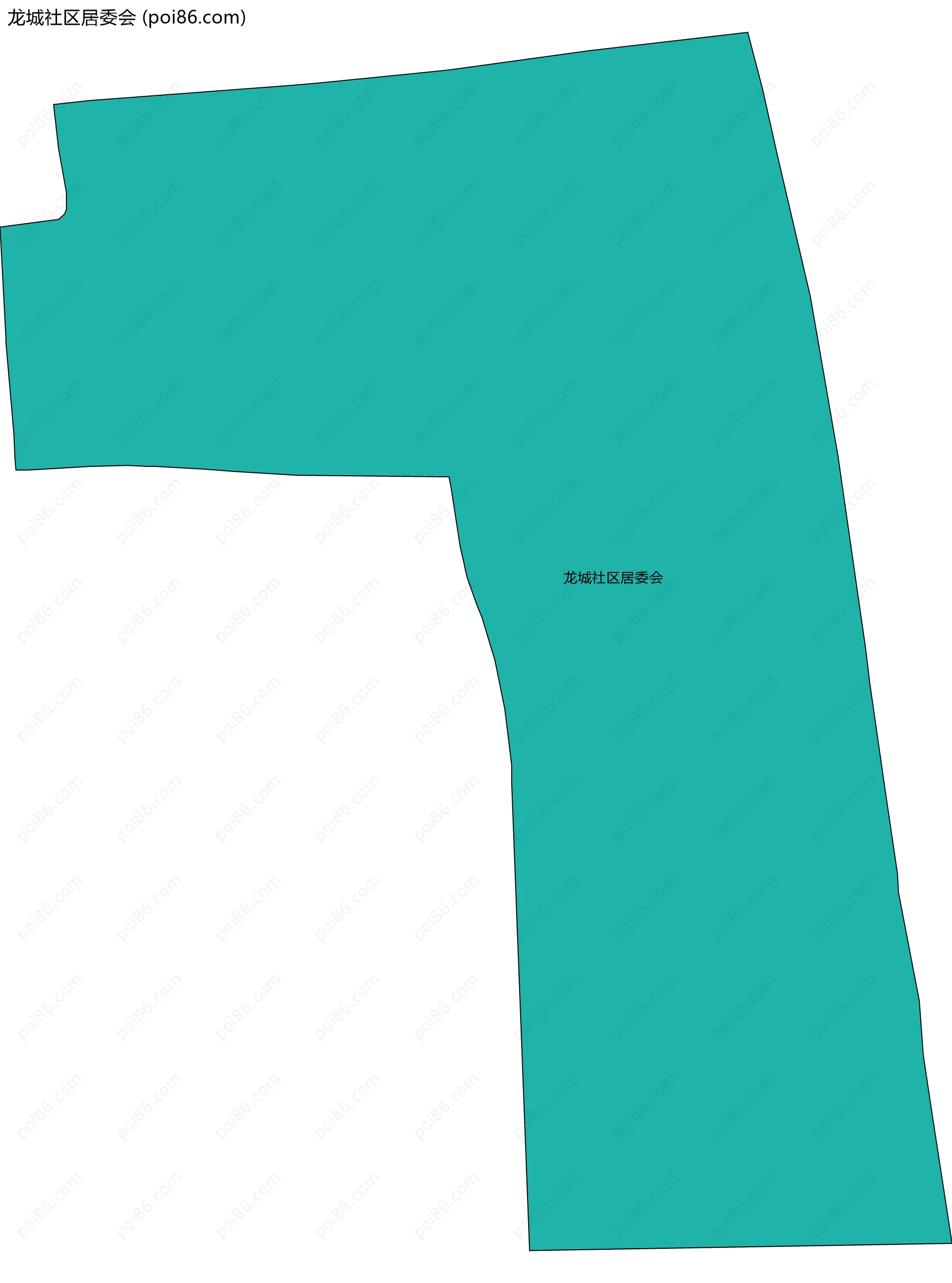 龙城社区居委会边界地图