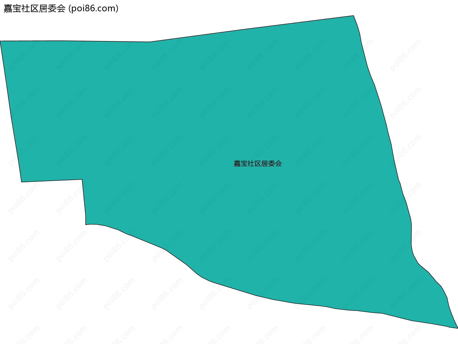 嘉宝社区居委会边界地图