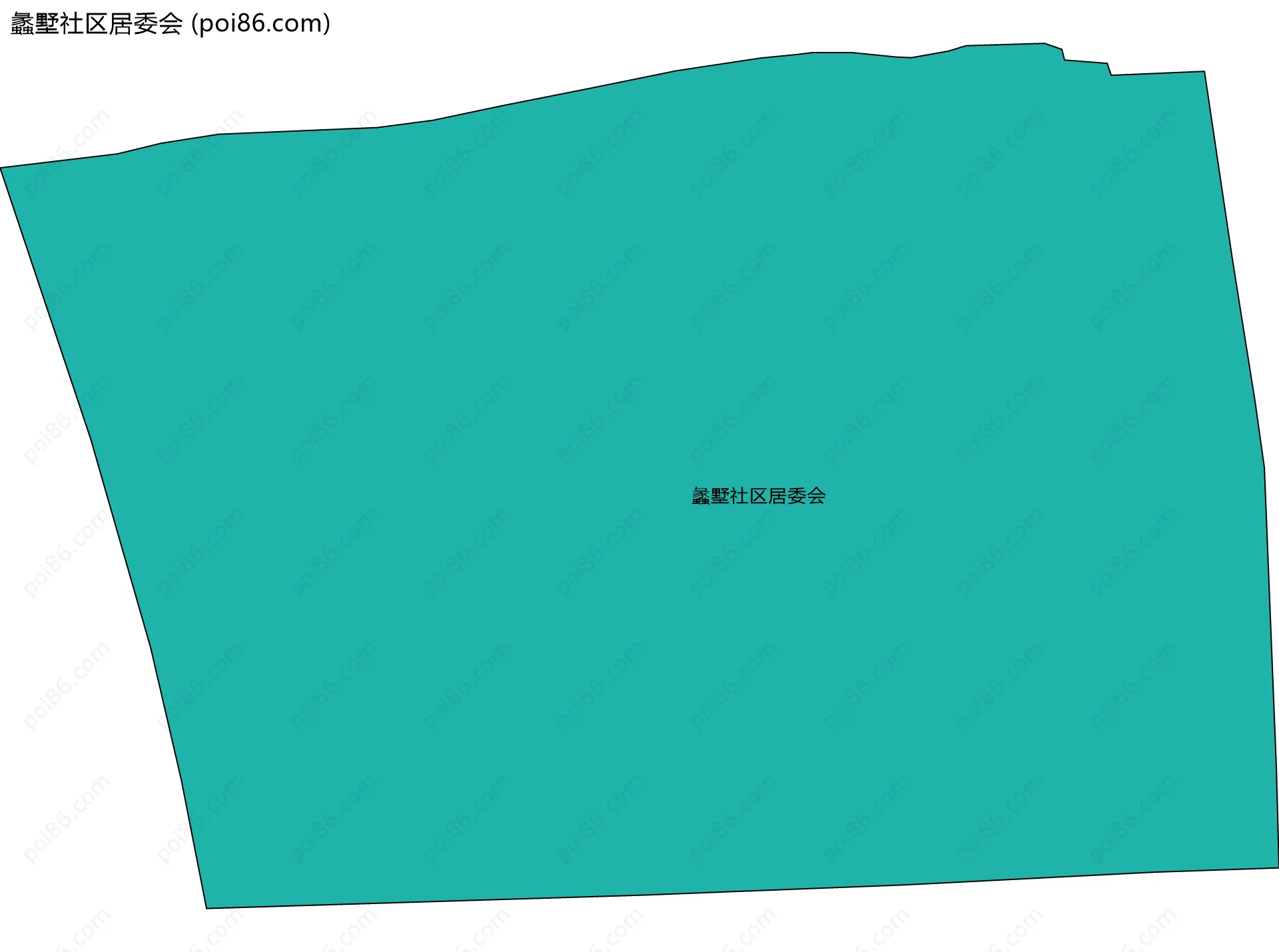 蠡墅社区居委会边界地图