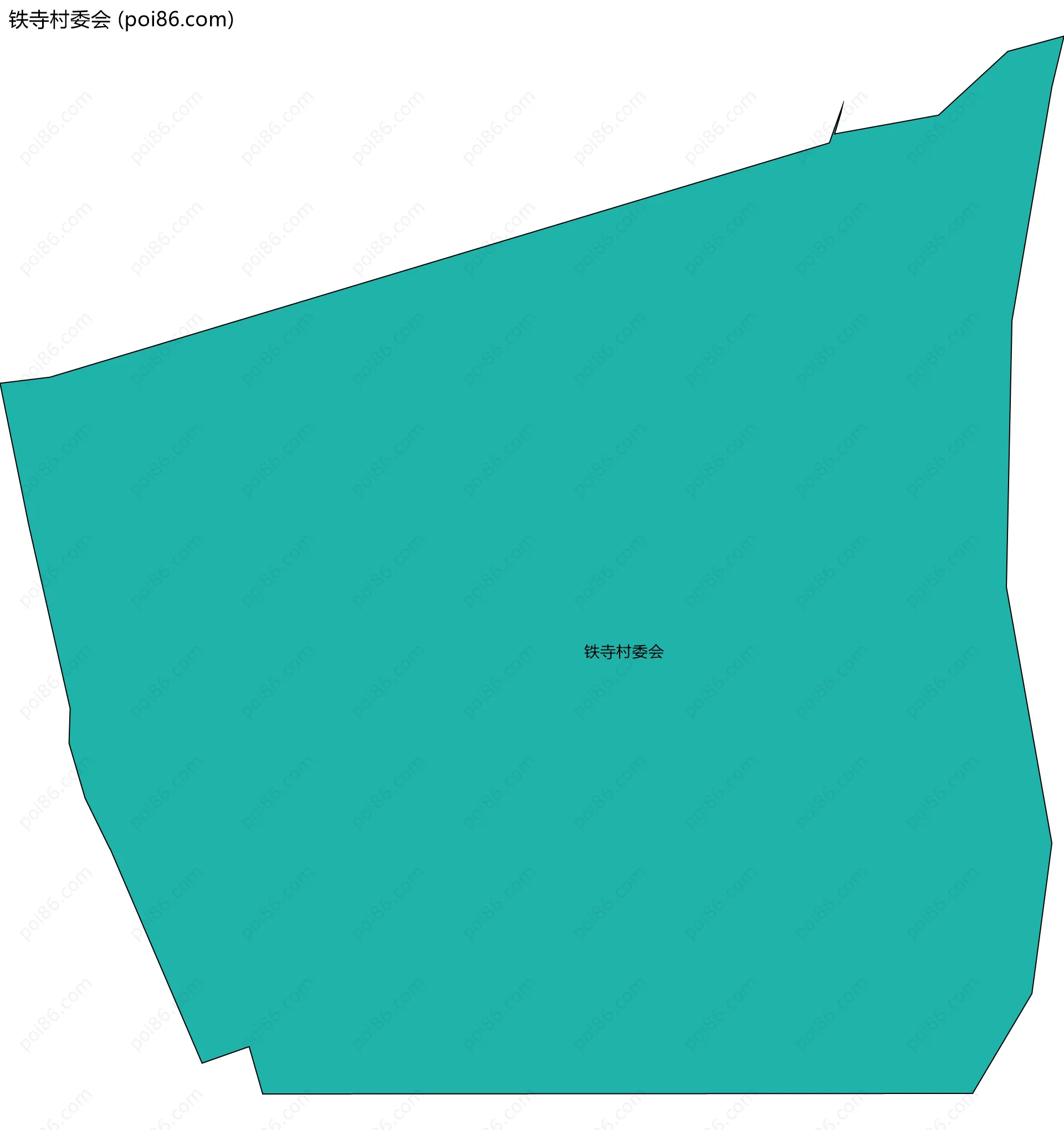 铁寺村委会边界地图