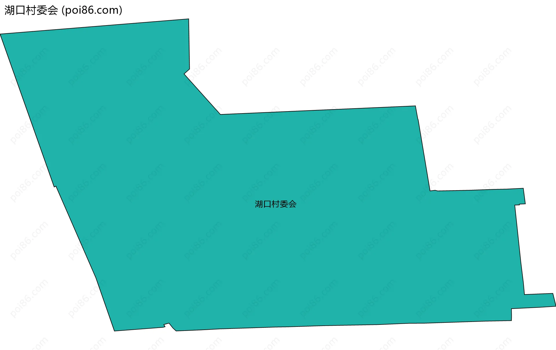 湖口村委会边界地图