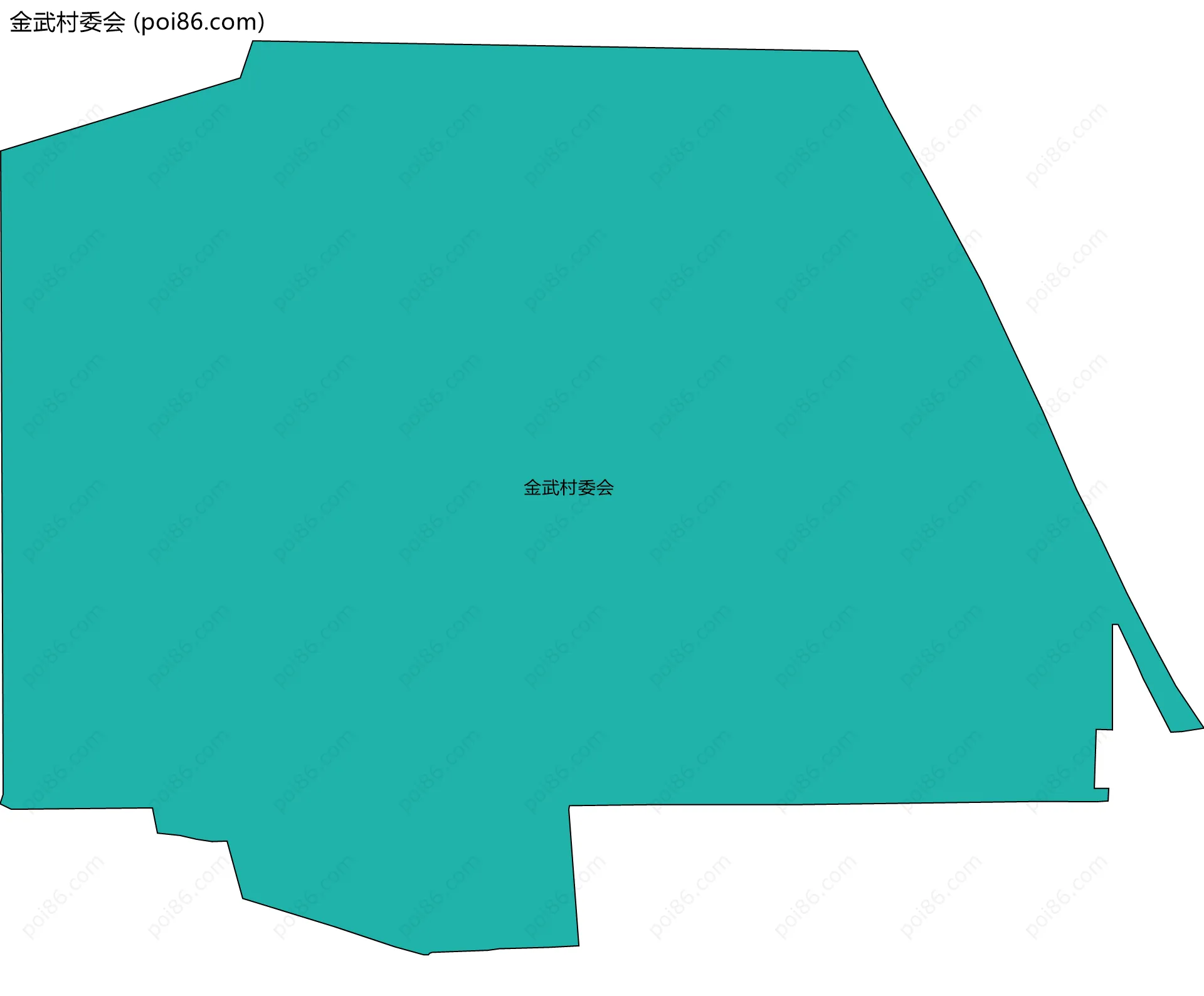 金武村委会边界地图