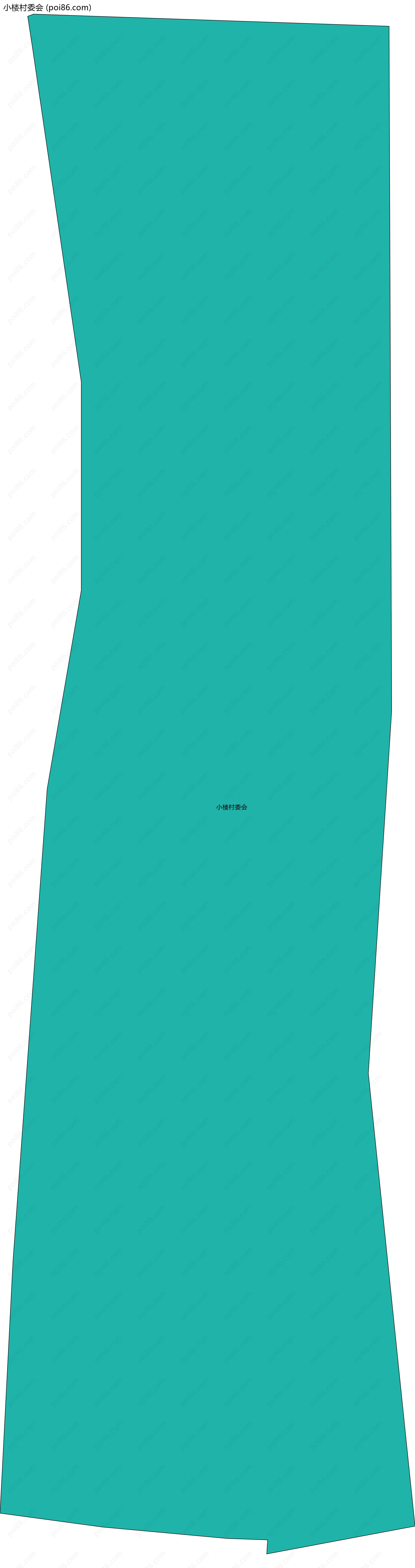 小楼村委会边界地图