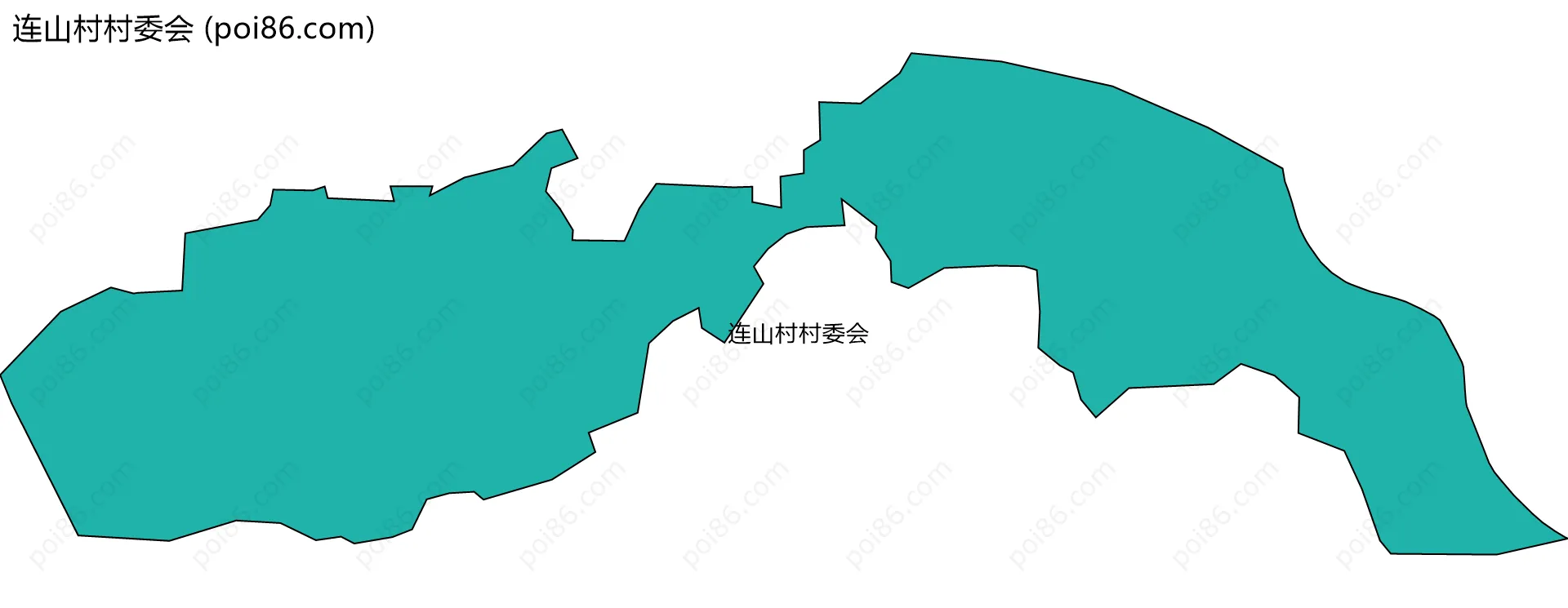 连山村村委会边界地图