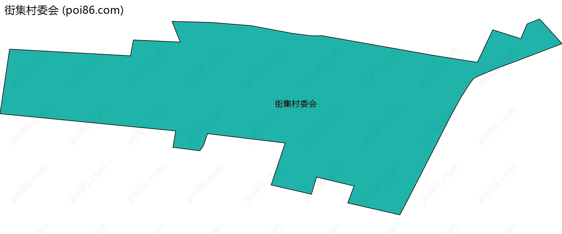 街集村委会边界地图