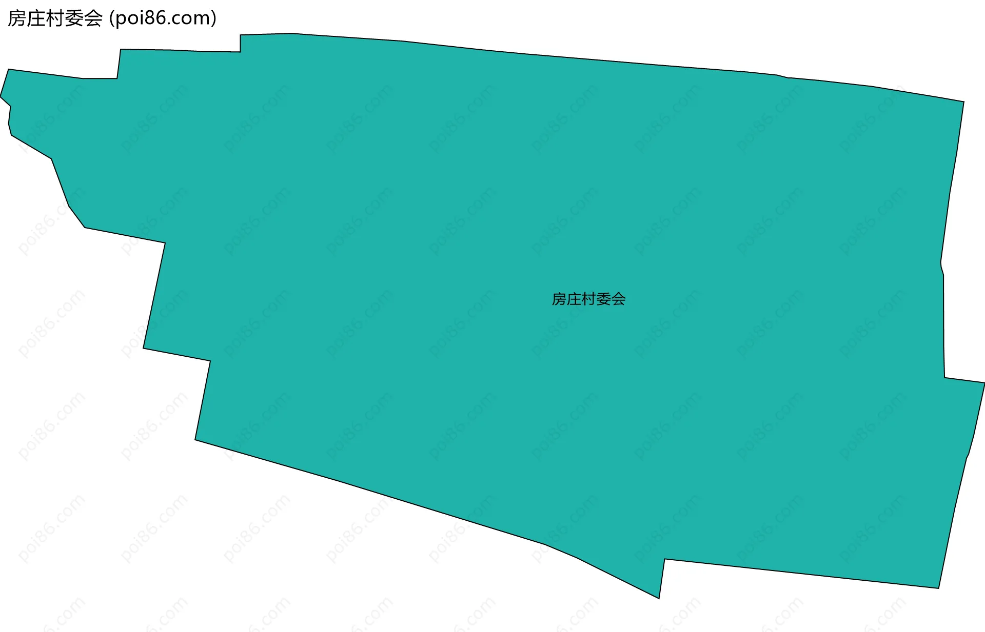 房庄村委会边界地图