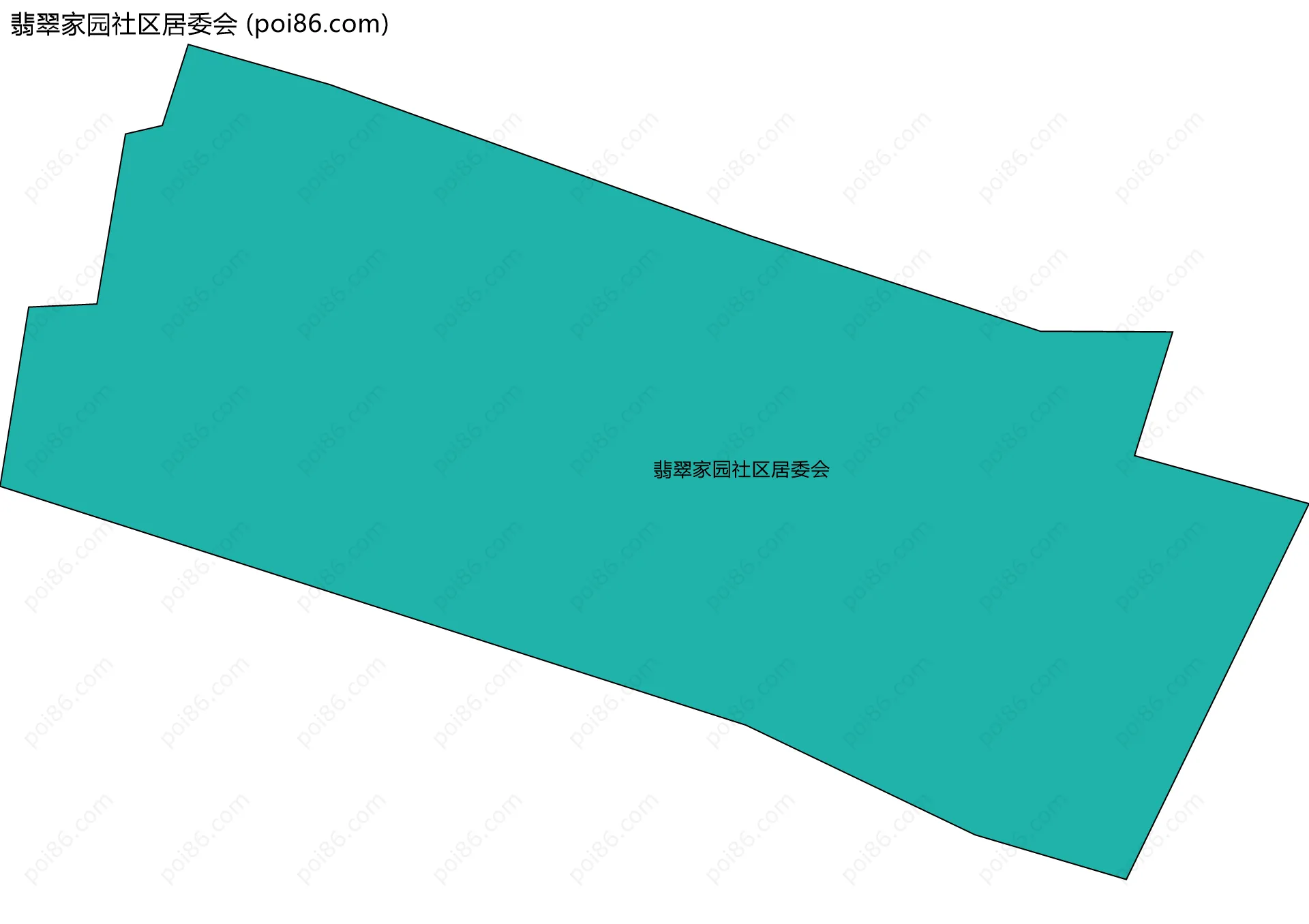 翡翠家园社区居委会边界地图
