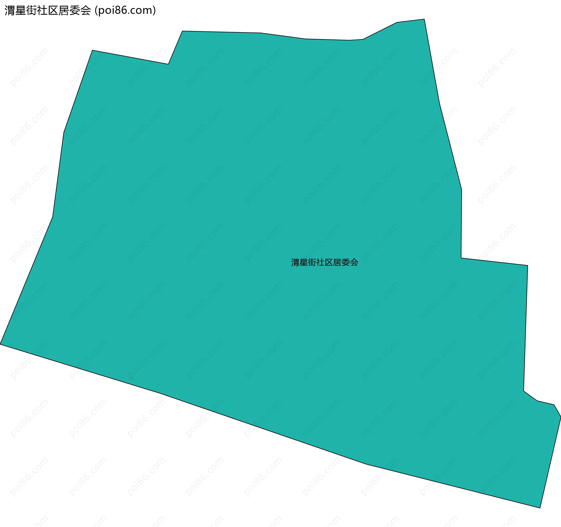 渭星街社区居委会边界地图