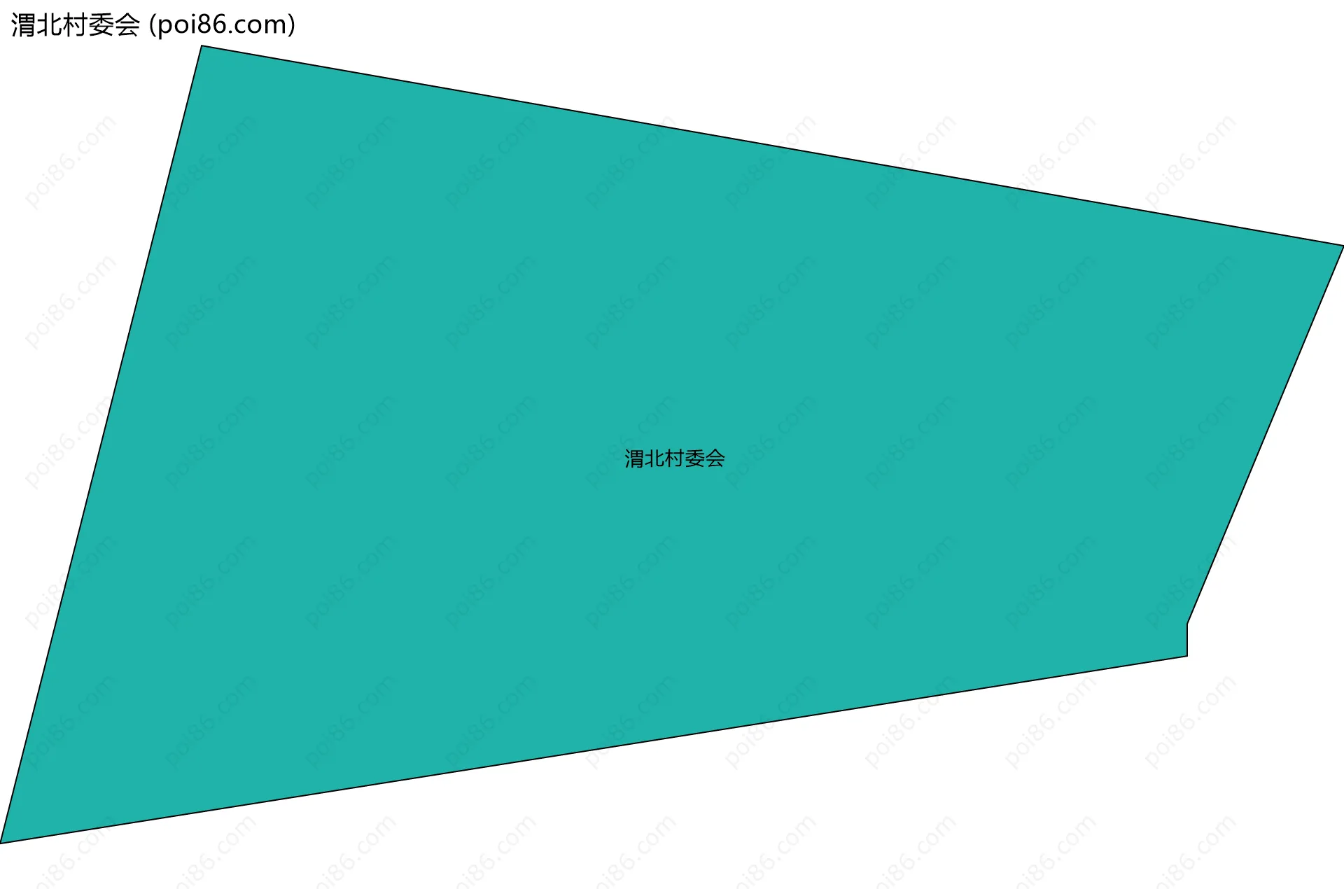 渭北村委会边界地图