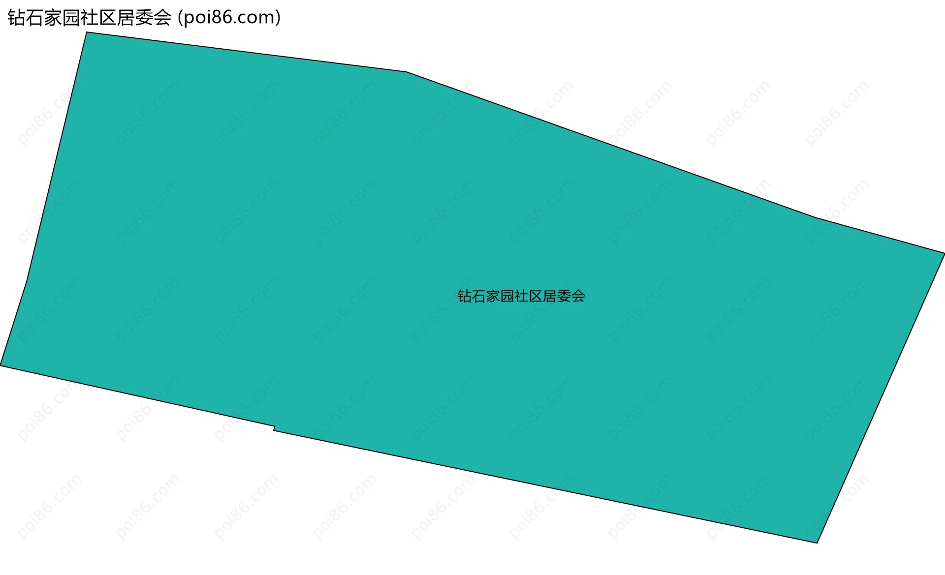 钻石家园社区居委会边界地图