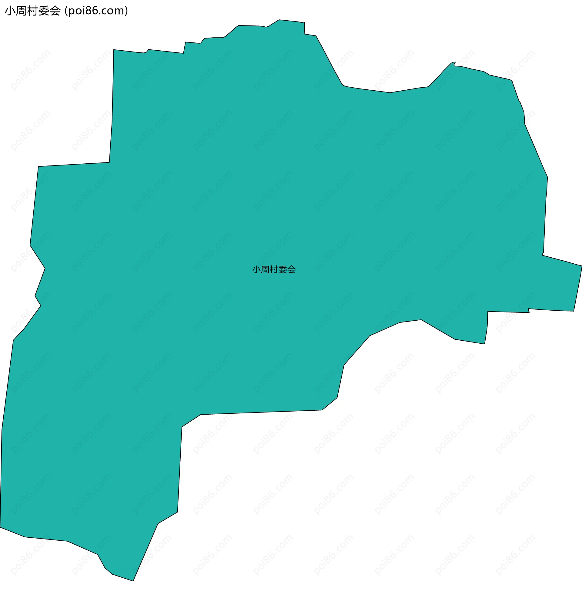 小周村委会边界地图