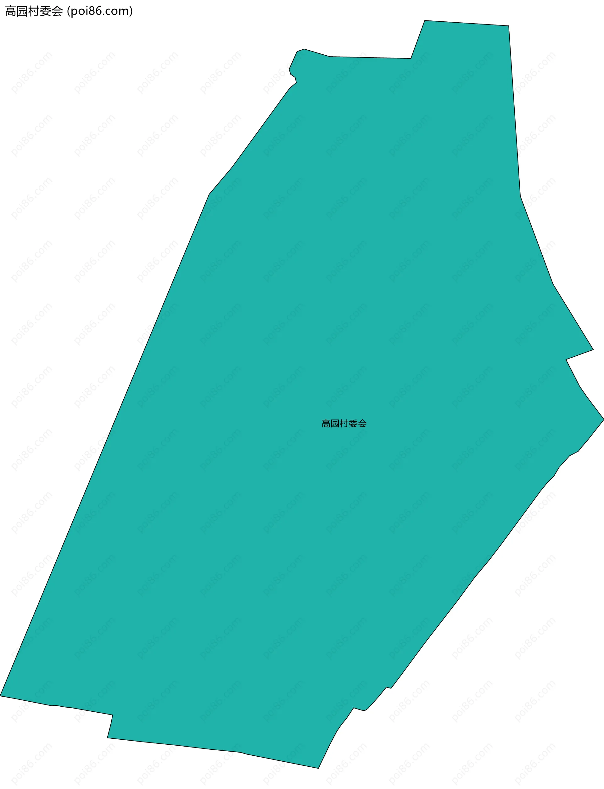 高园村委会边界地图