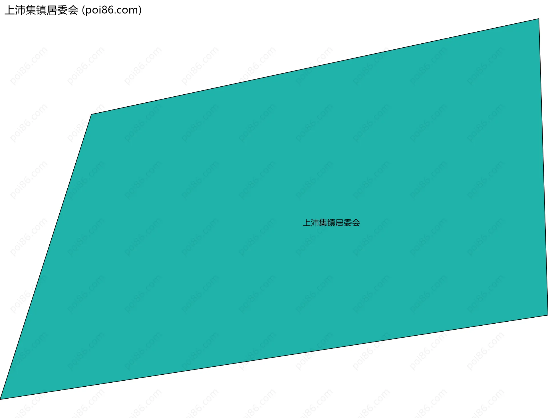 上沛集镇居委会边界地图