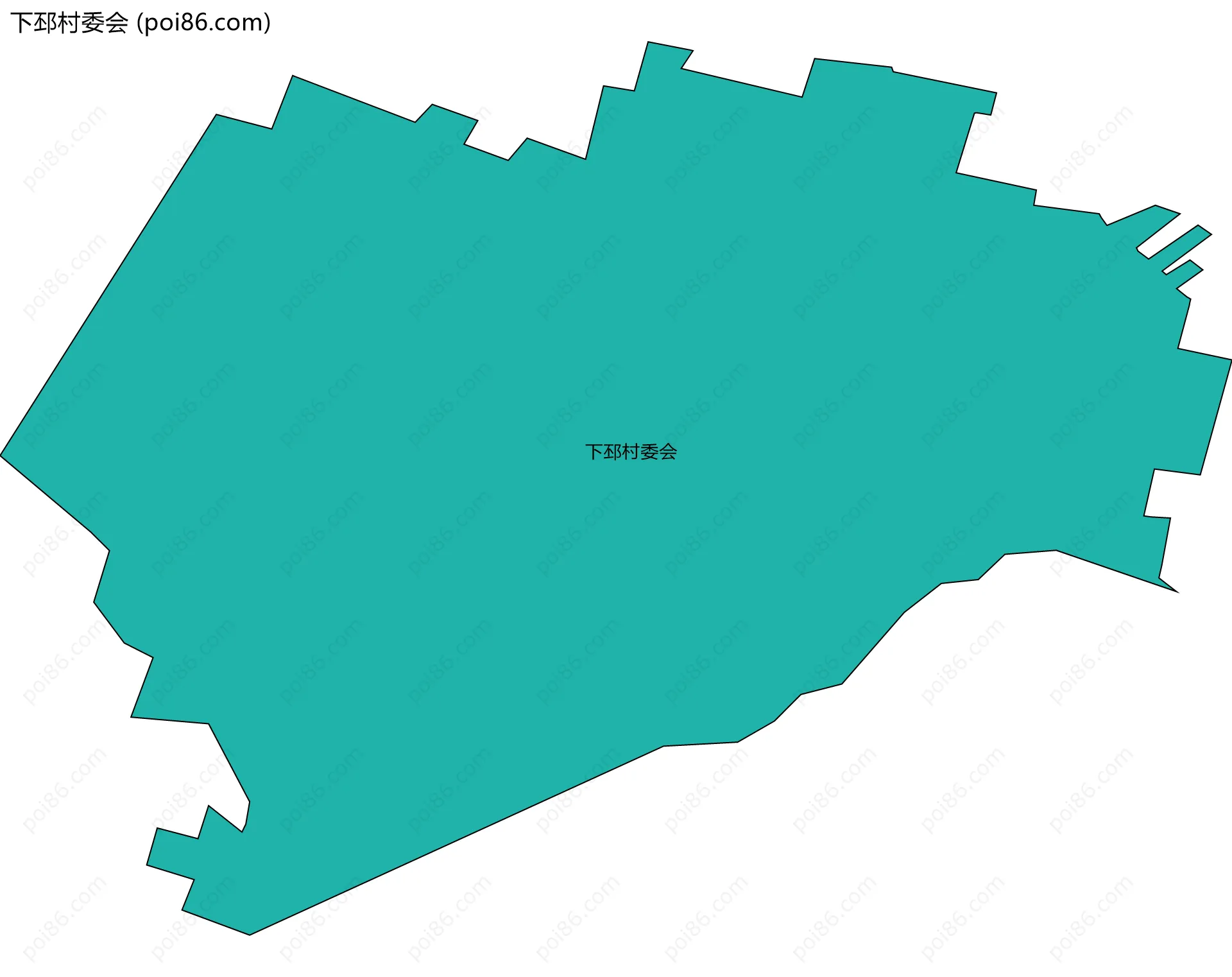 下邳村委会边界地图