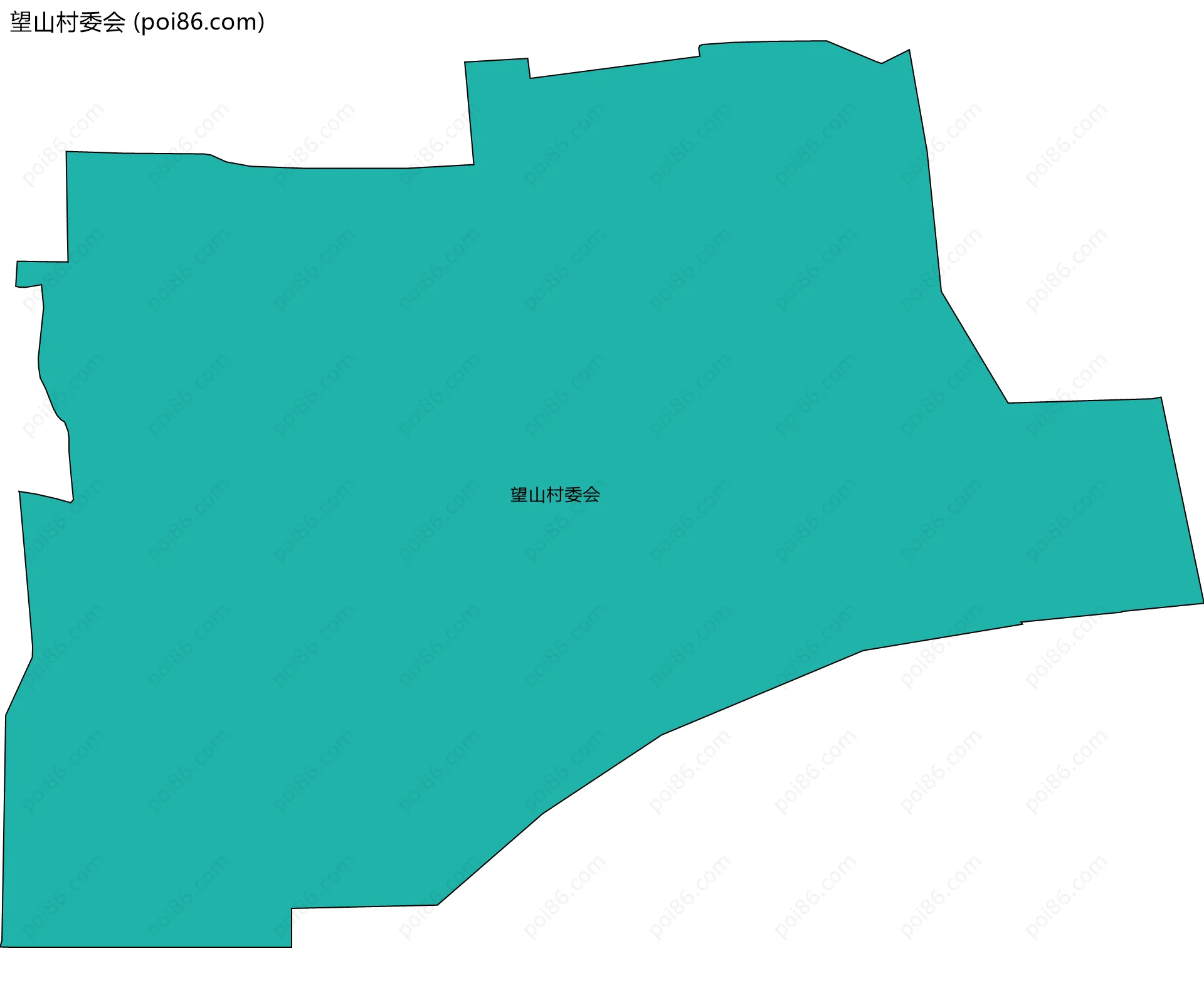 望山村委会边界地图