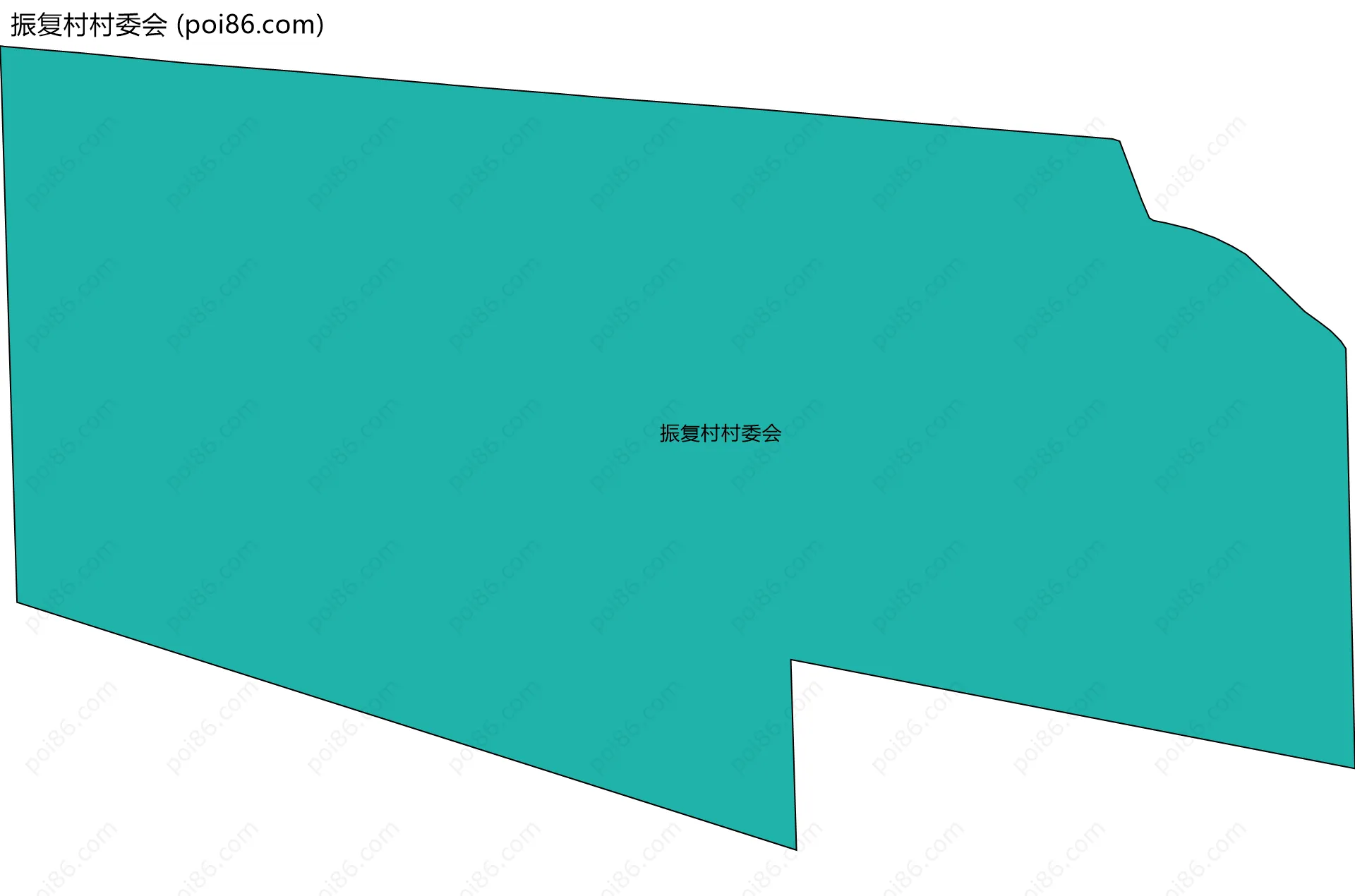 振复村村委会边界地图