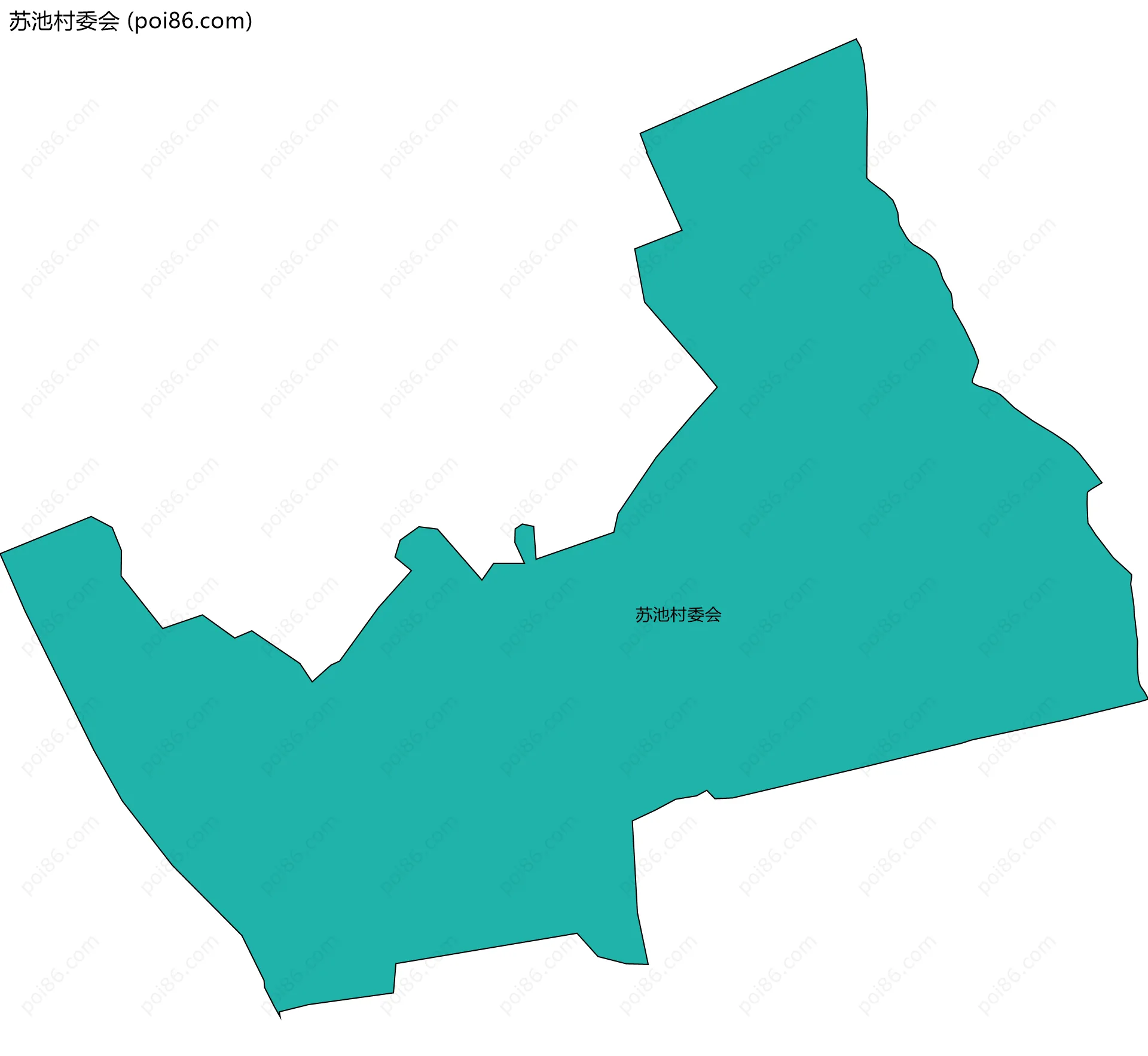 苏池村委会边界地图