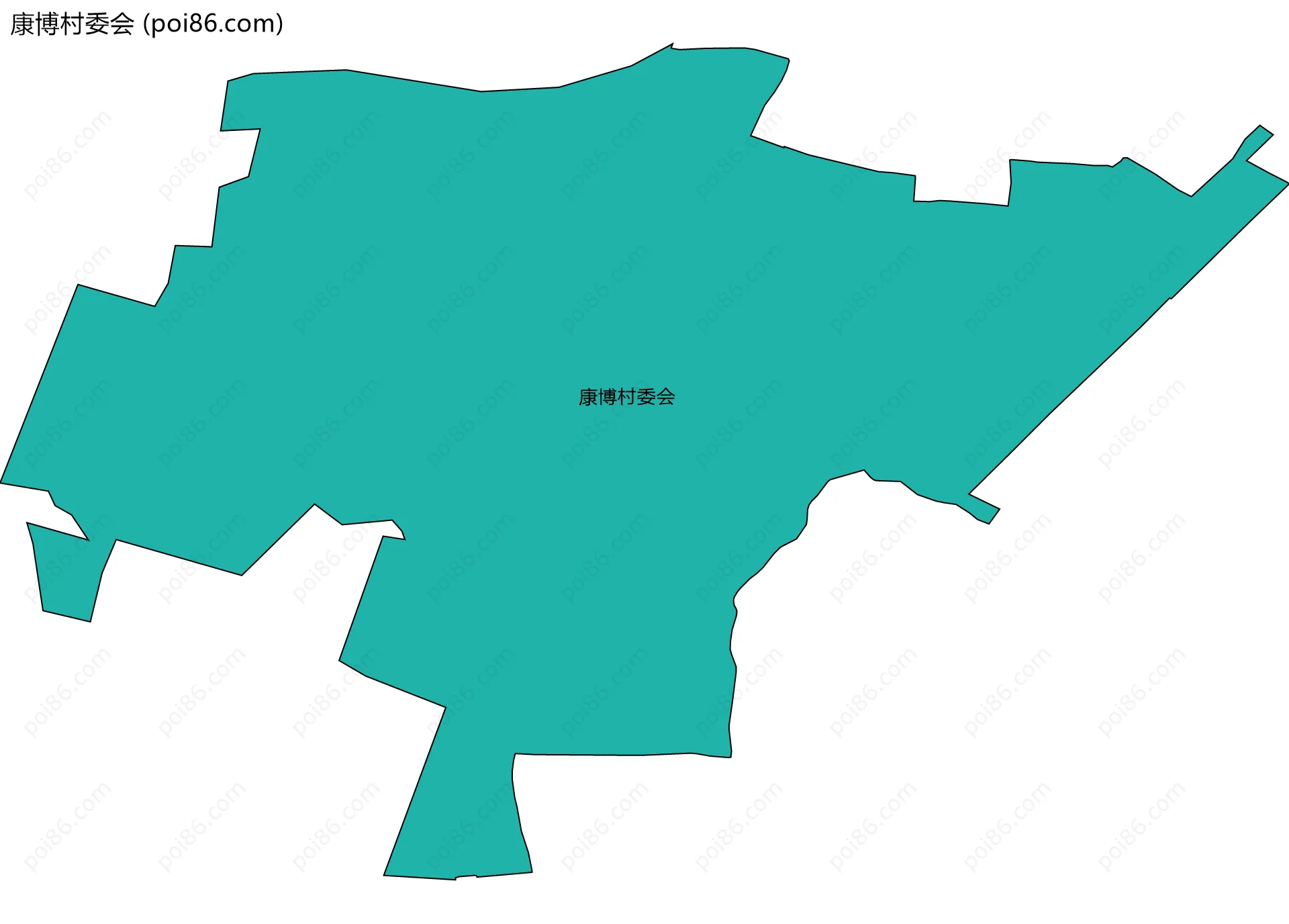 康博村委会边界地图