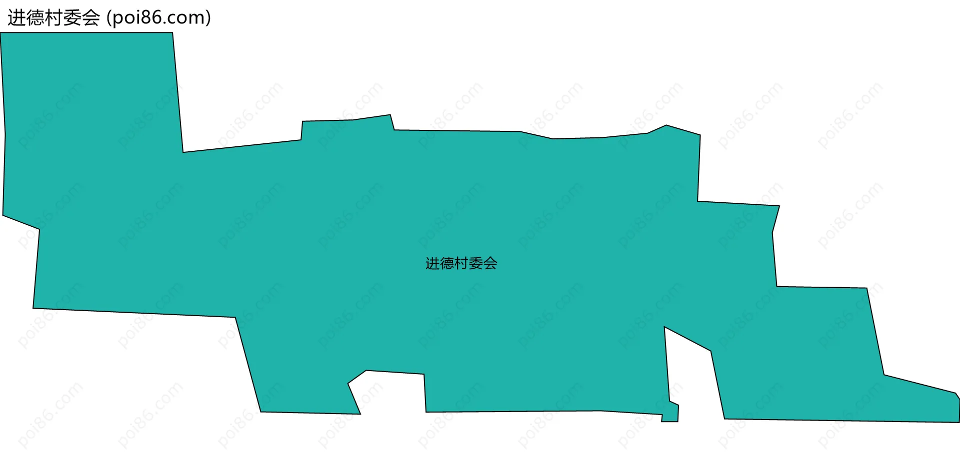 进德村委会边界地图