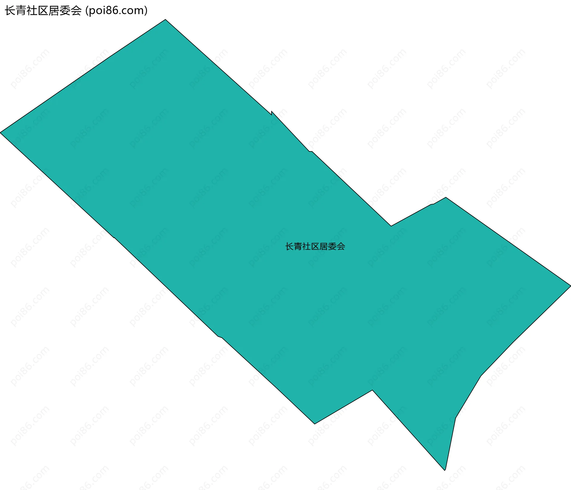 长青社区居委会边界地图