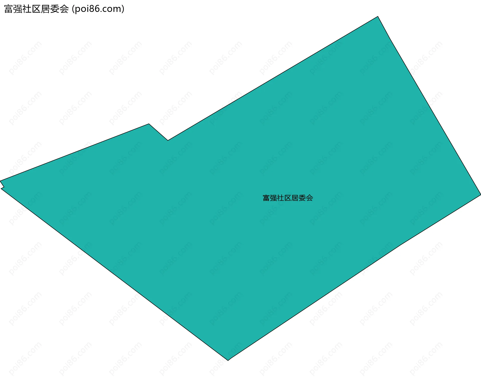 富强社区居委会边界地图