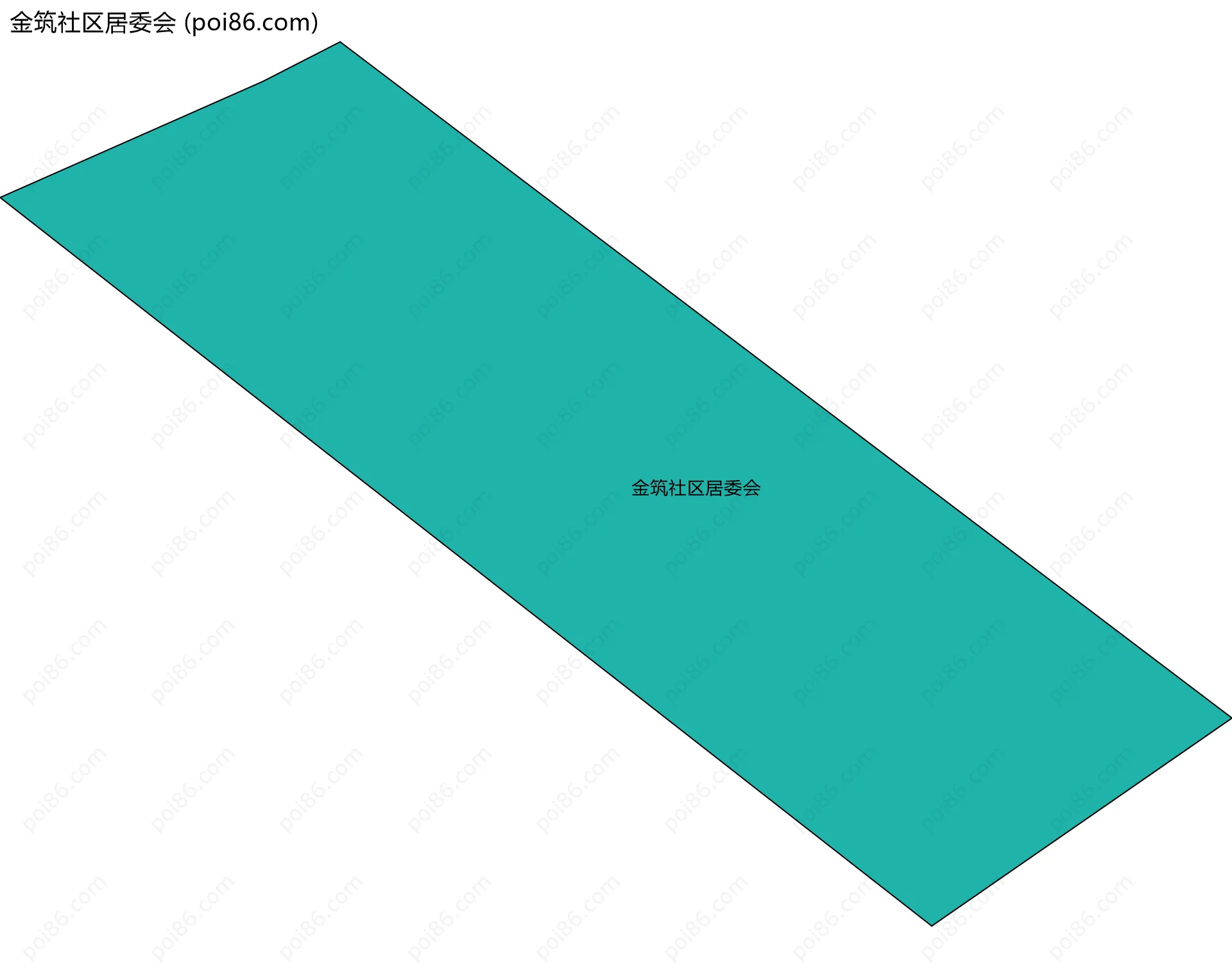金筑社区居委会边界地图