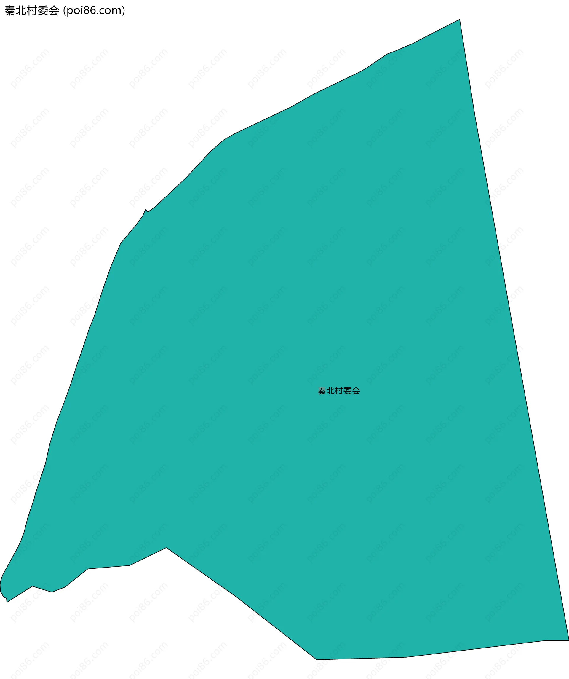 秦北村委会边界地图