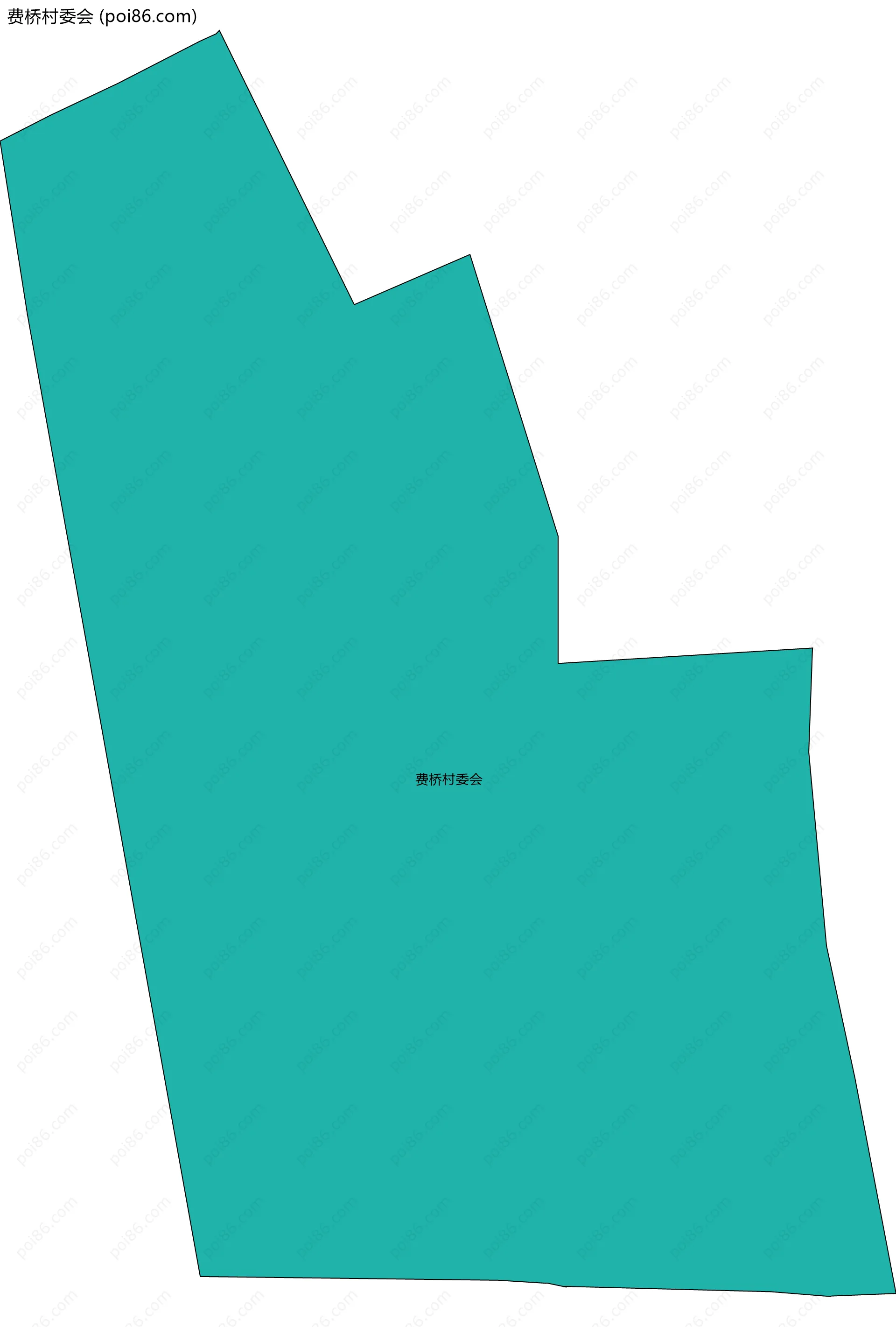 费桥村委会边界地图