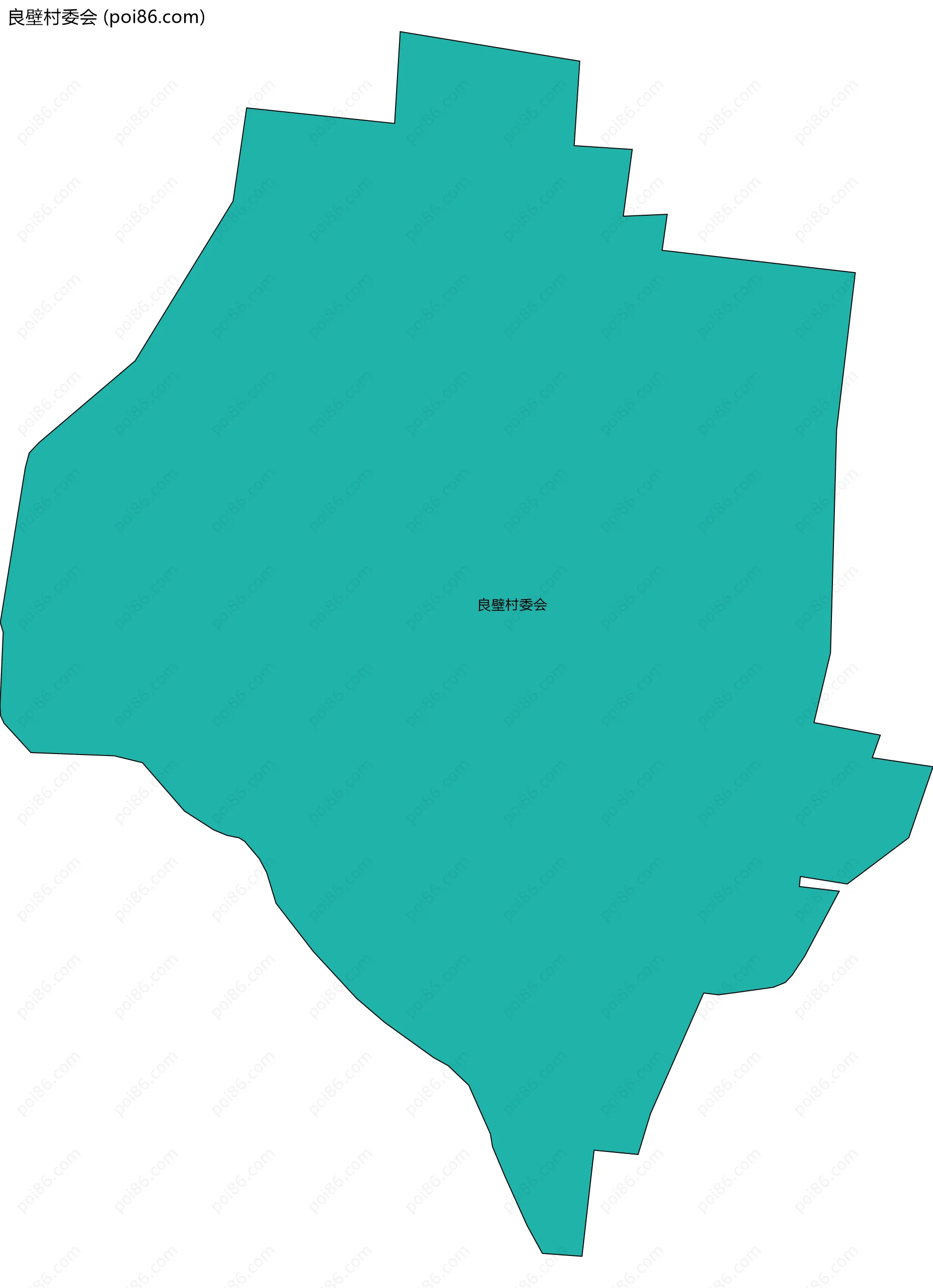 良壁村委会边界地图