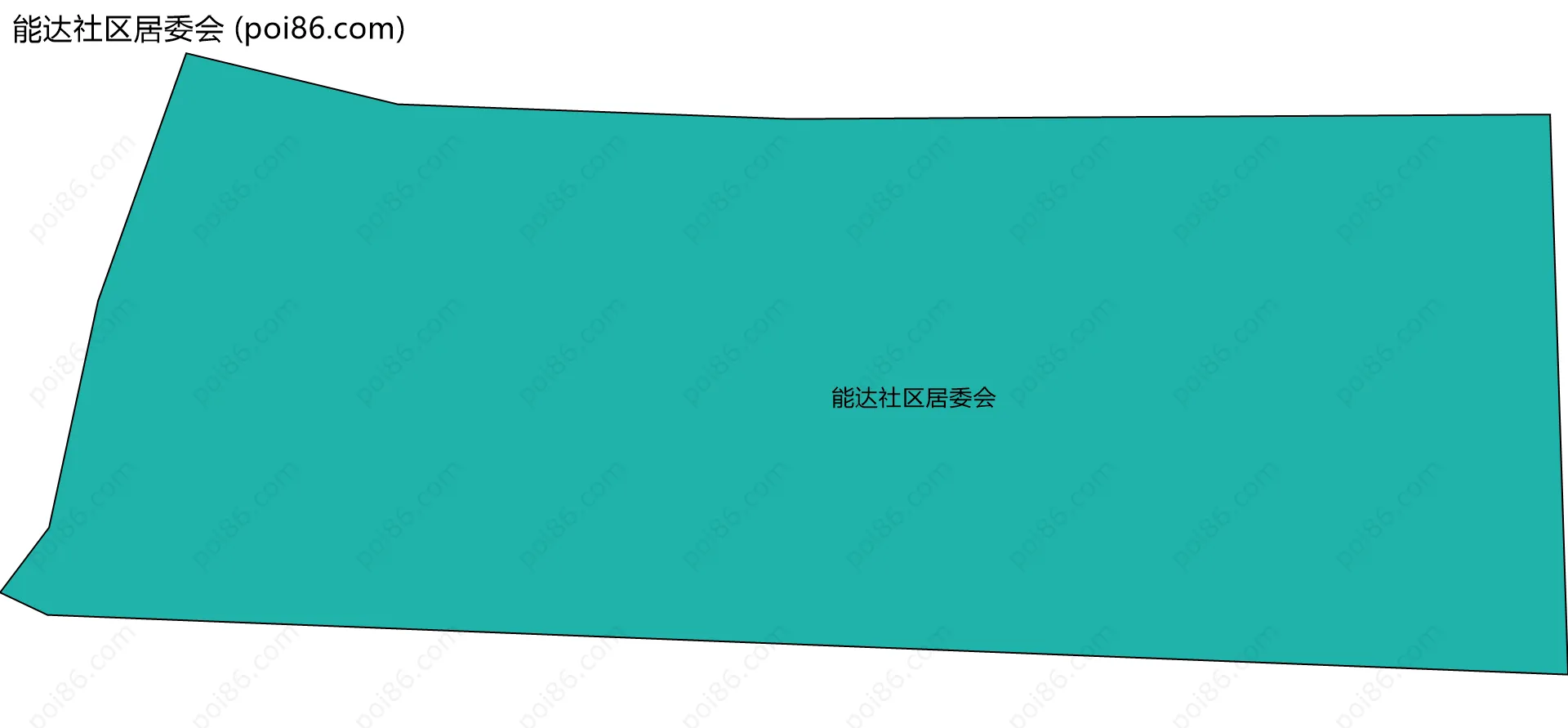 能达社区居委会边界地图