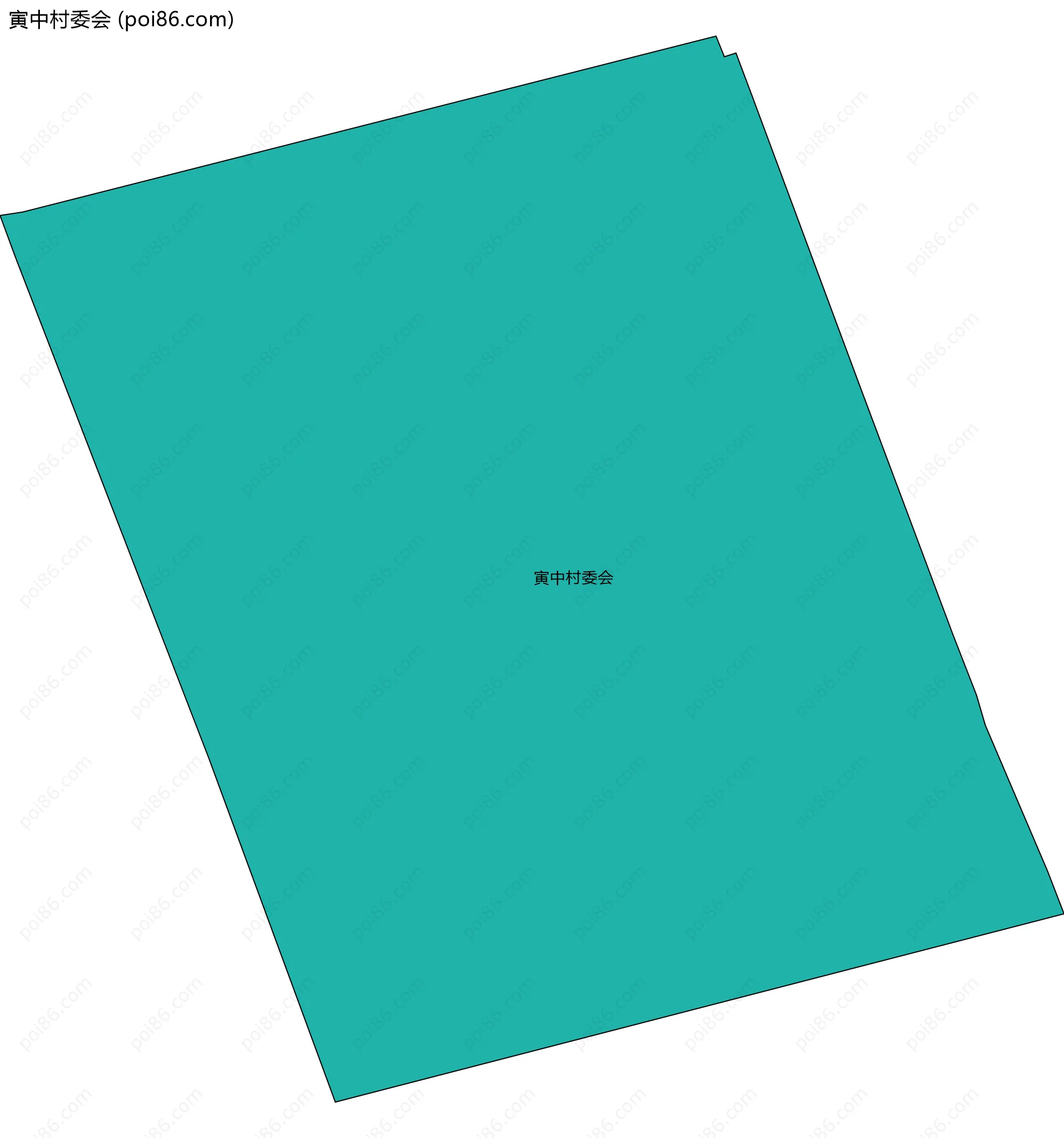 寅中村委会边界地图