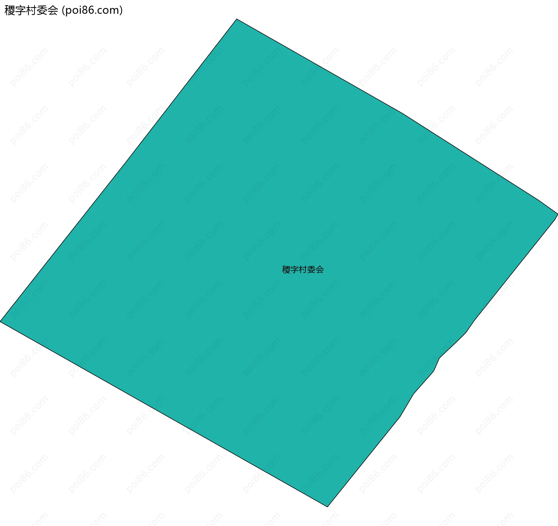 稷字村委会边界地图