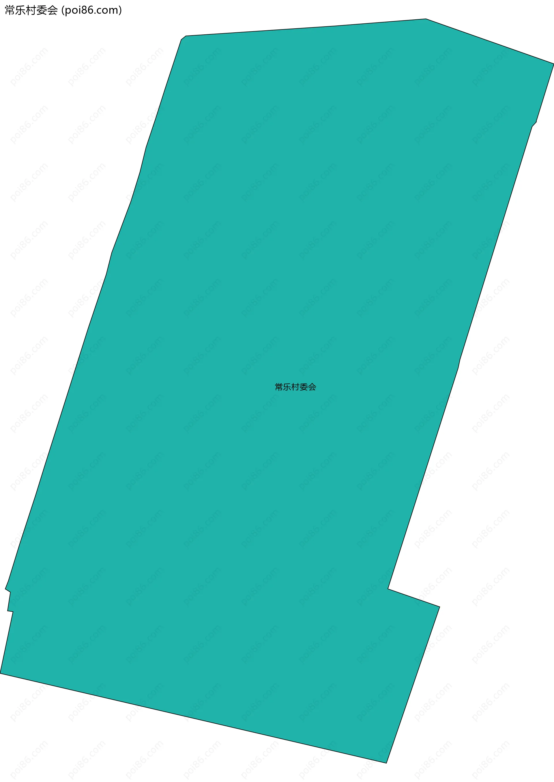 常乐村委会边界地图