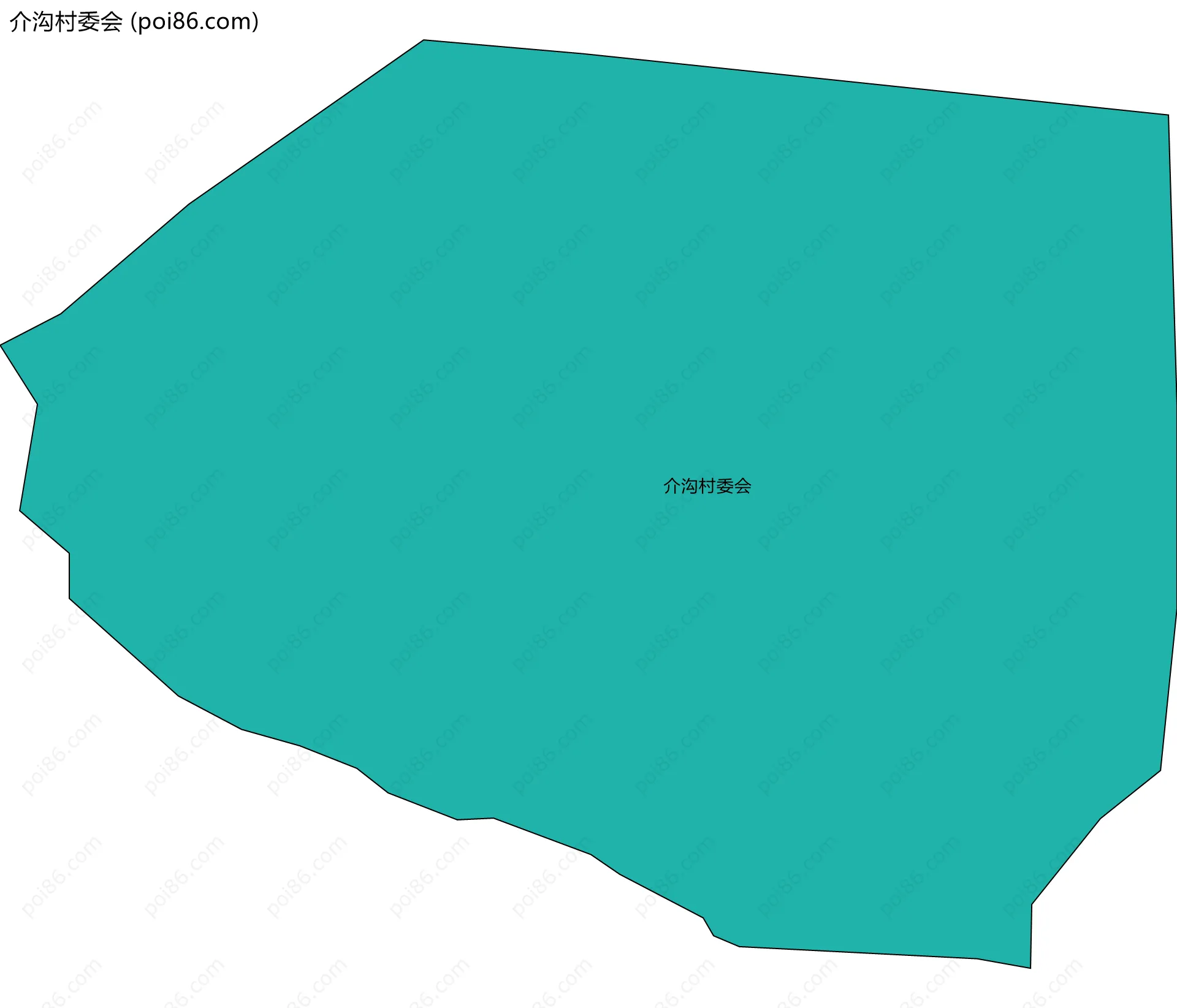 介沟村委会边界地图