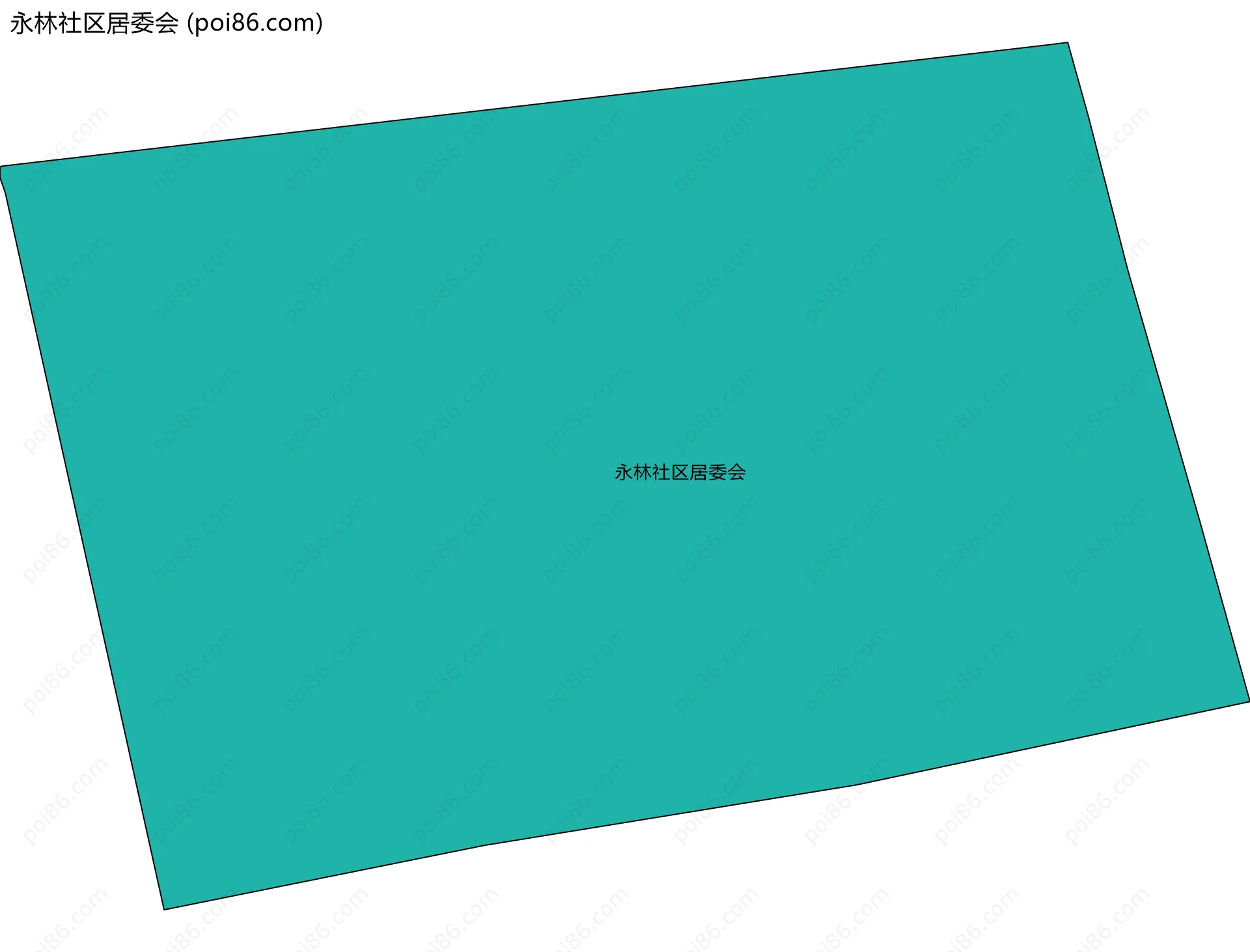 永林社区居委会边界地图