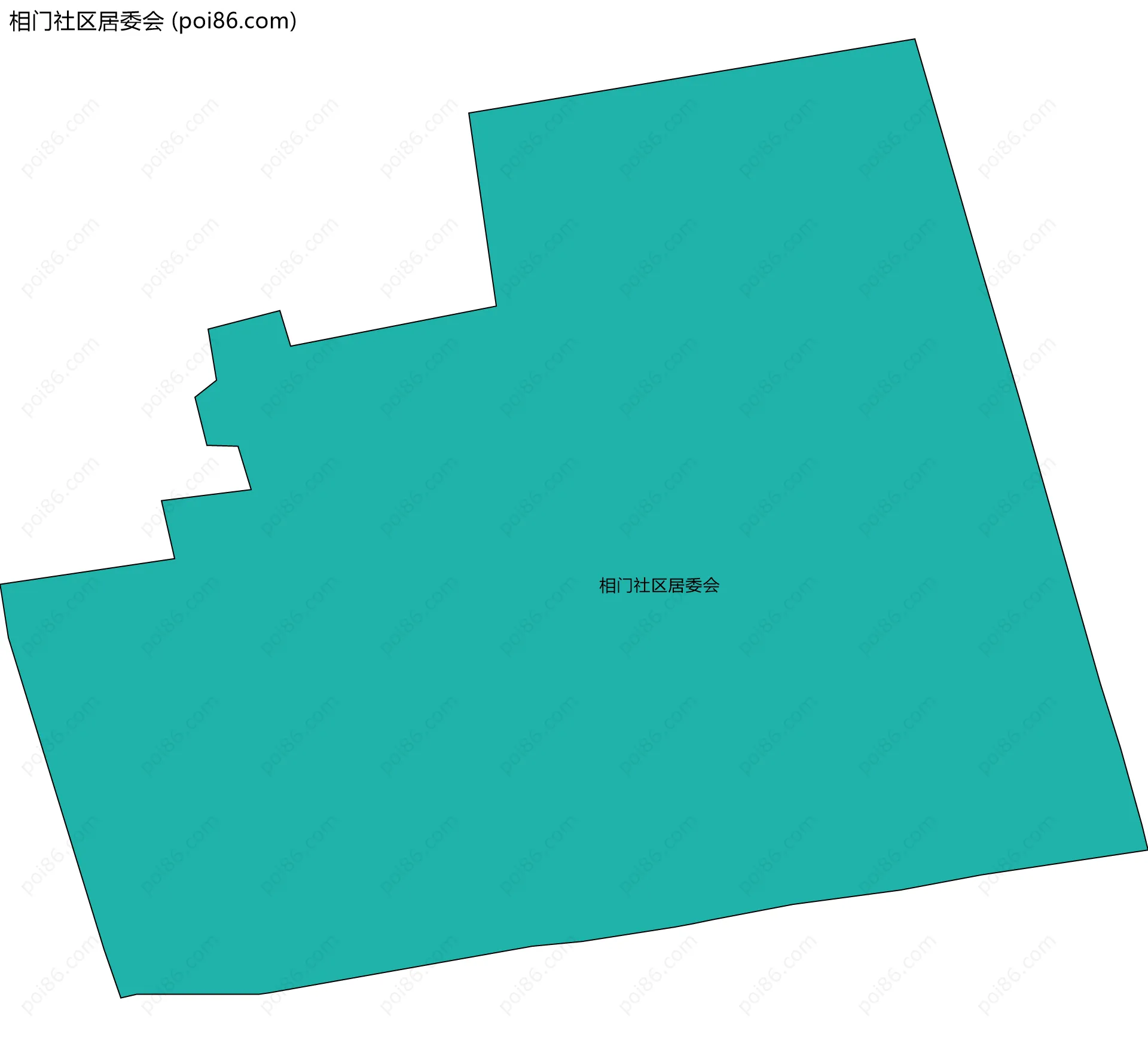 相门社区居委会边界地图