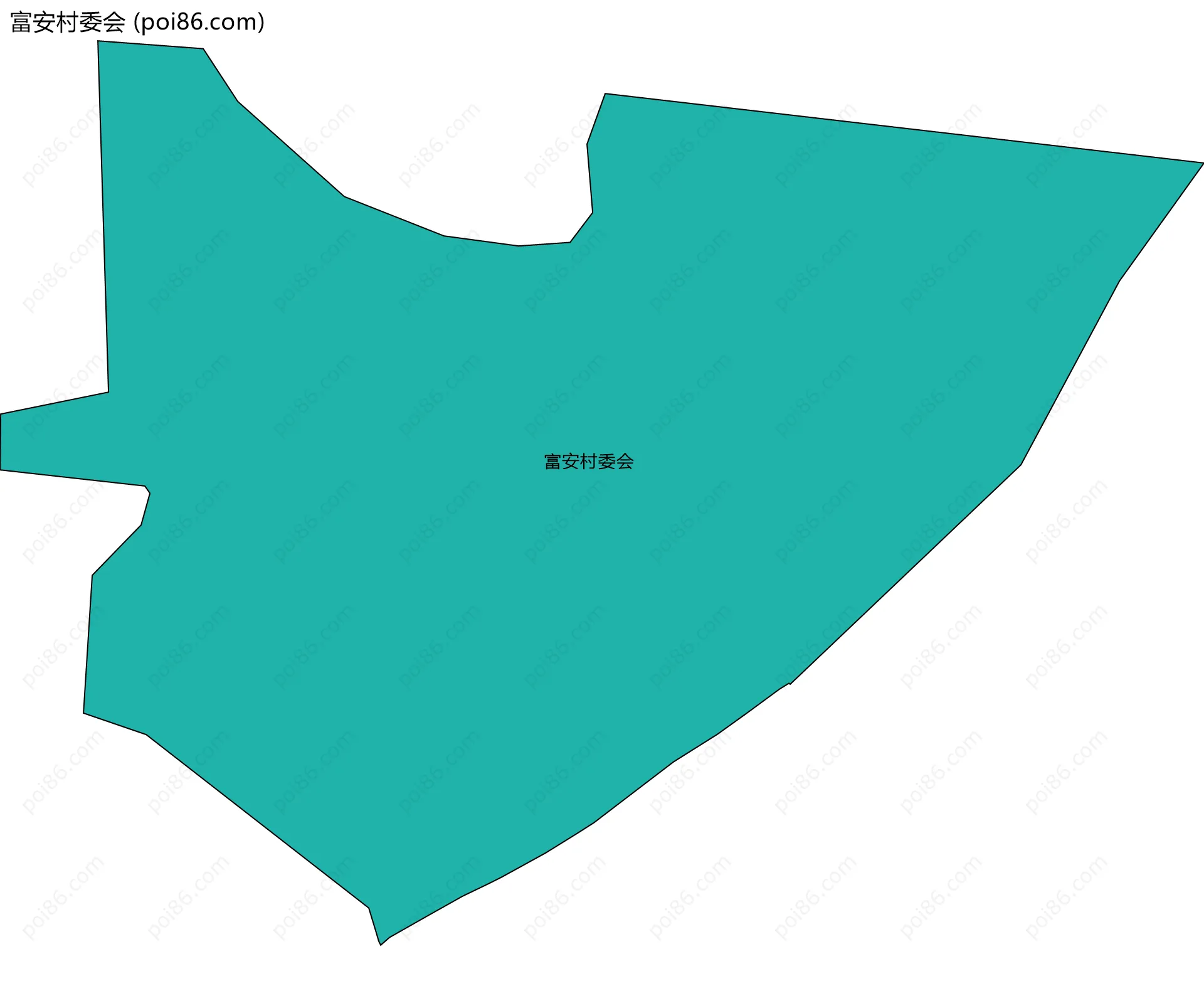 富安村委会边界地图