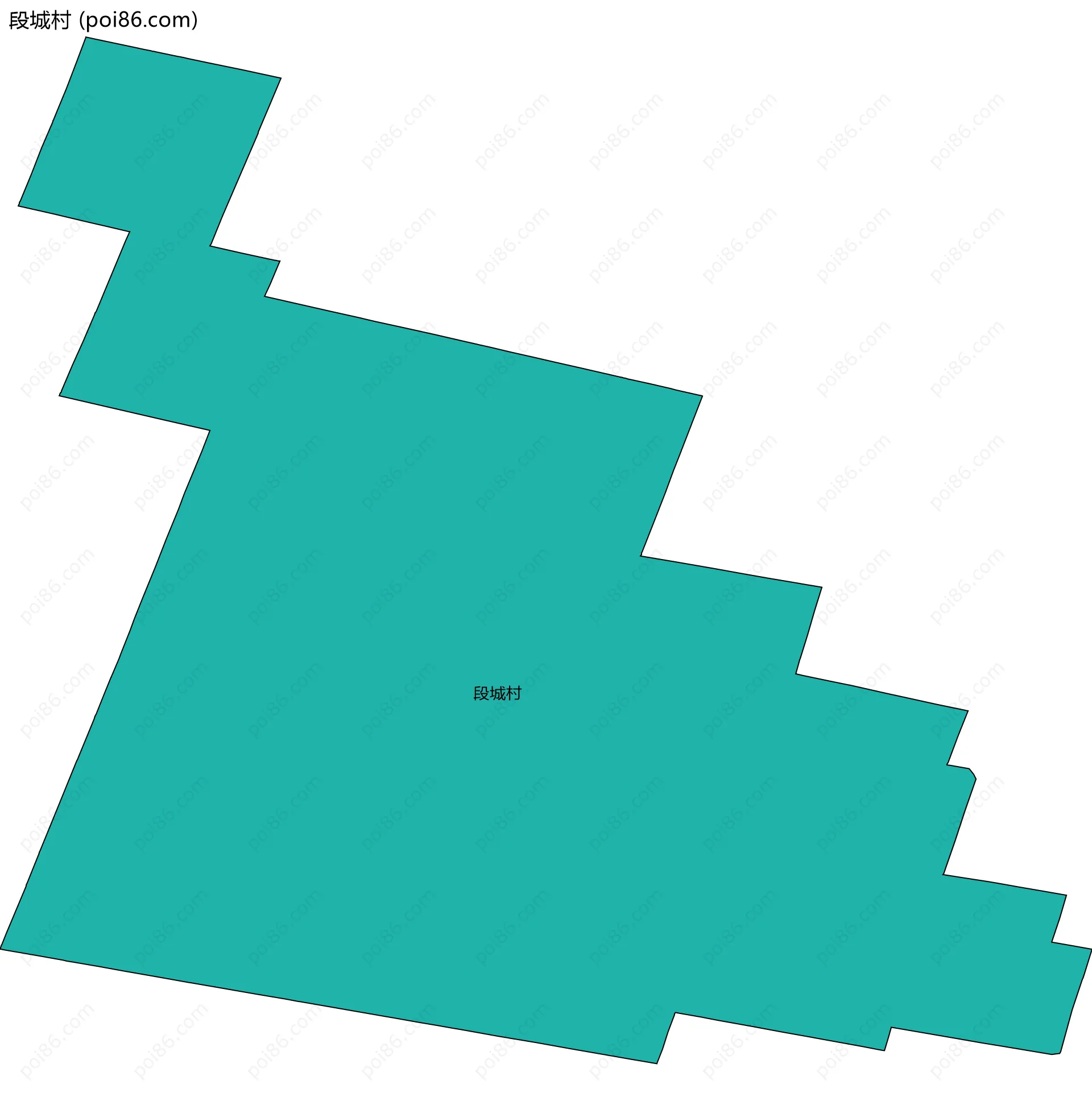 段城村边界地图