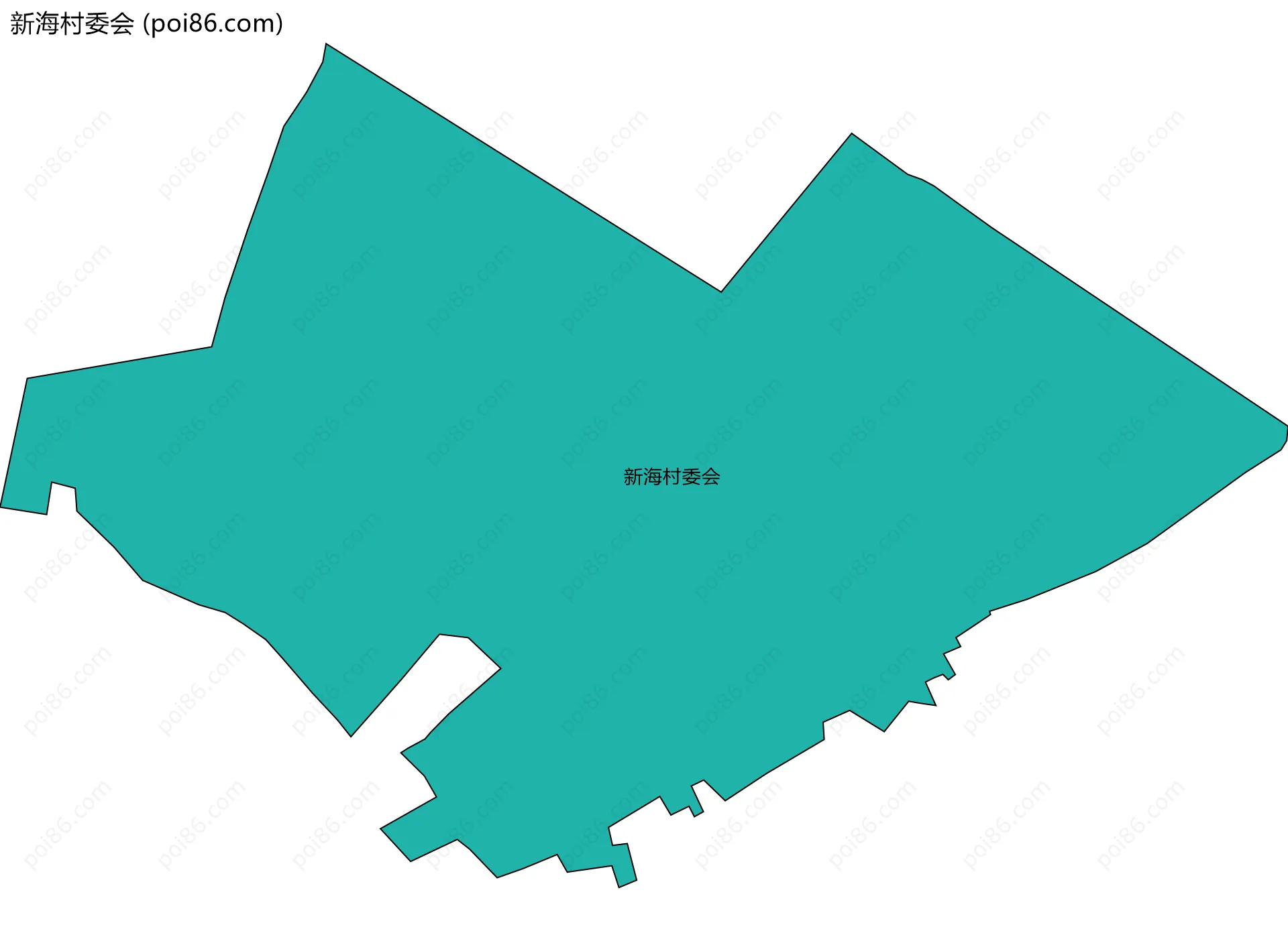 新海村委会边界地图