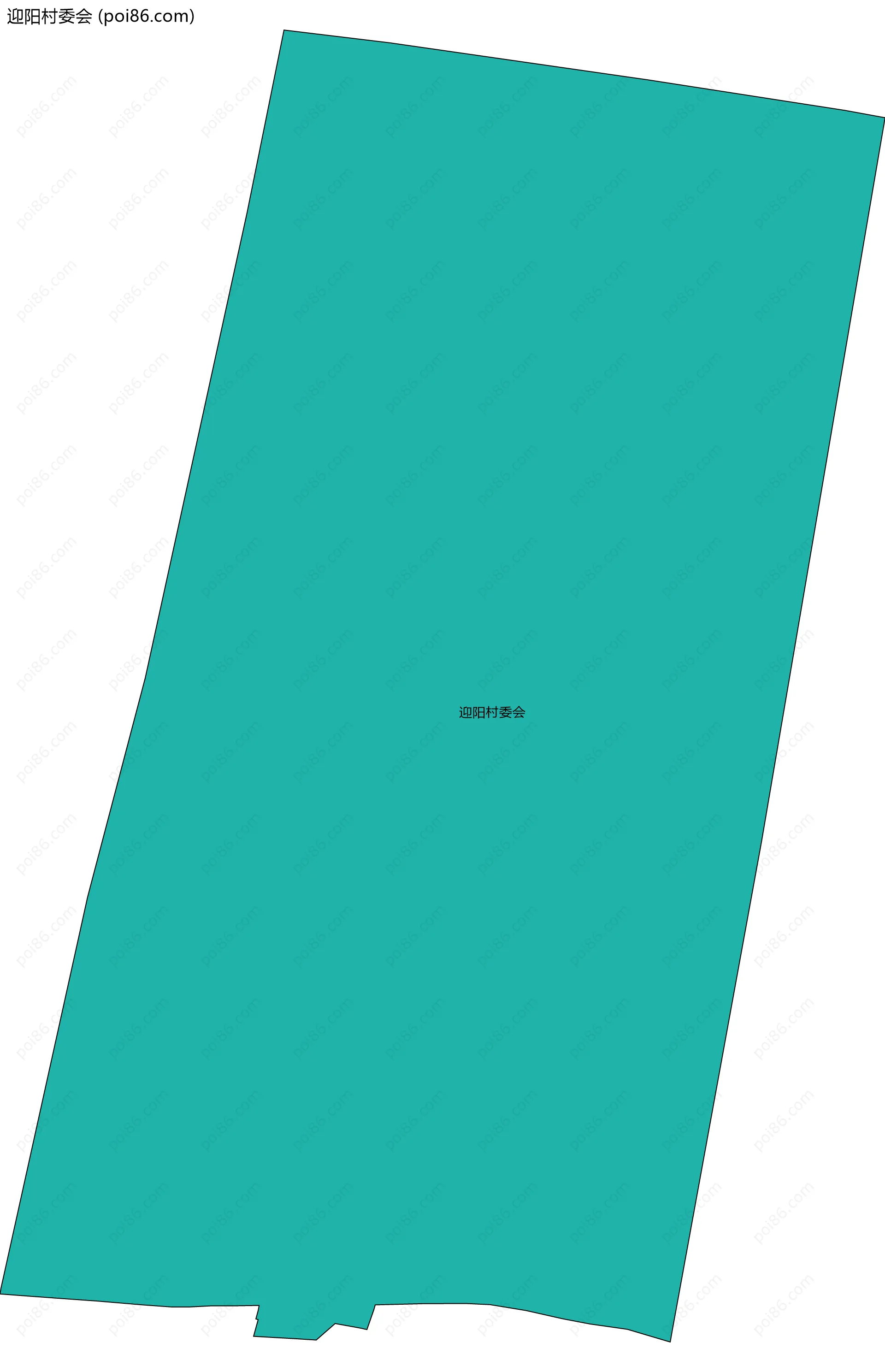 迎阳村委会边界地图