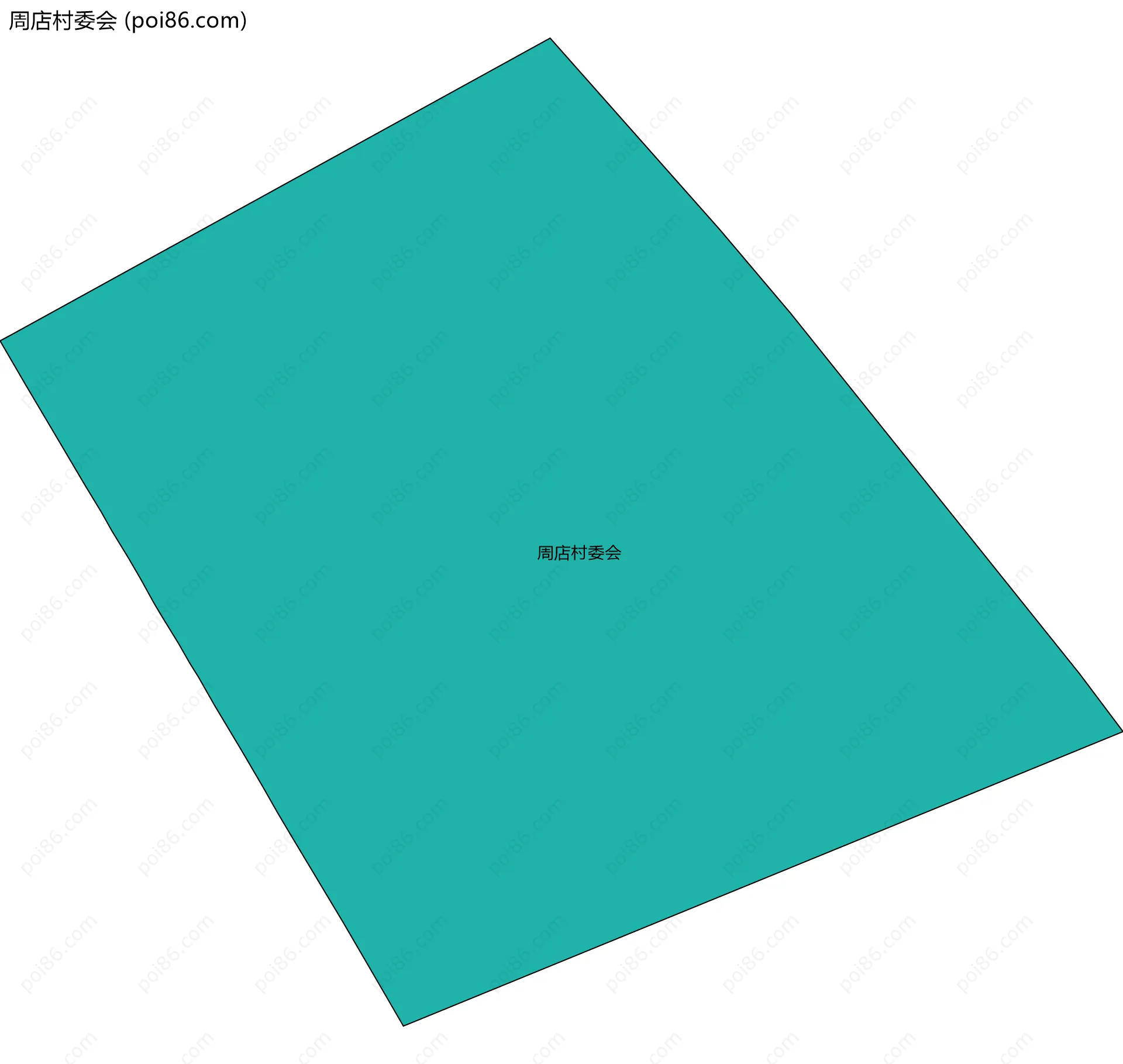 周店村委会边界地图